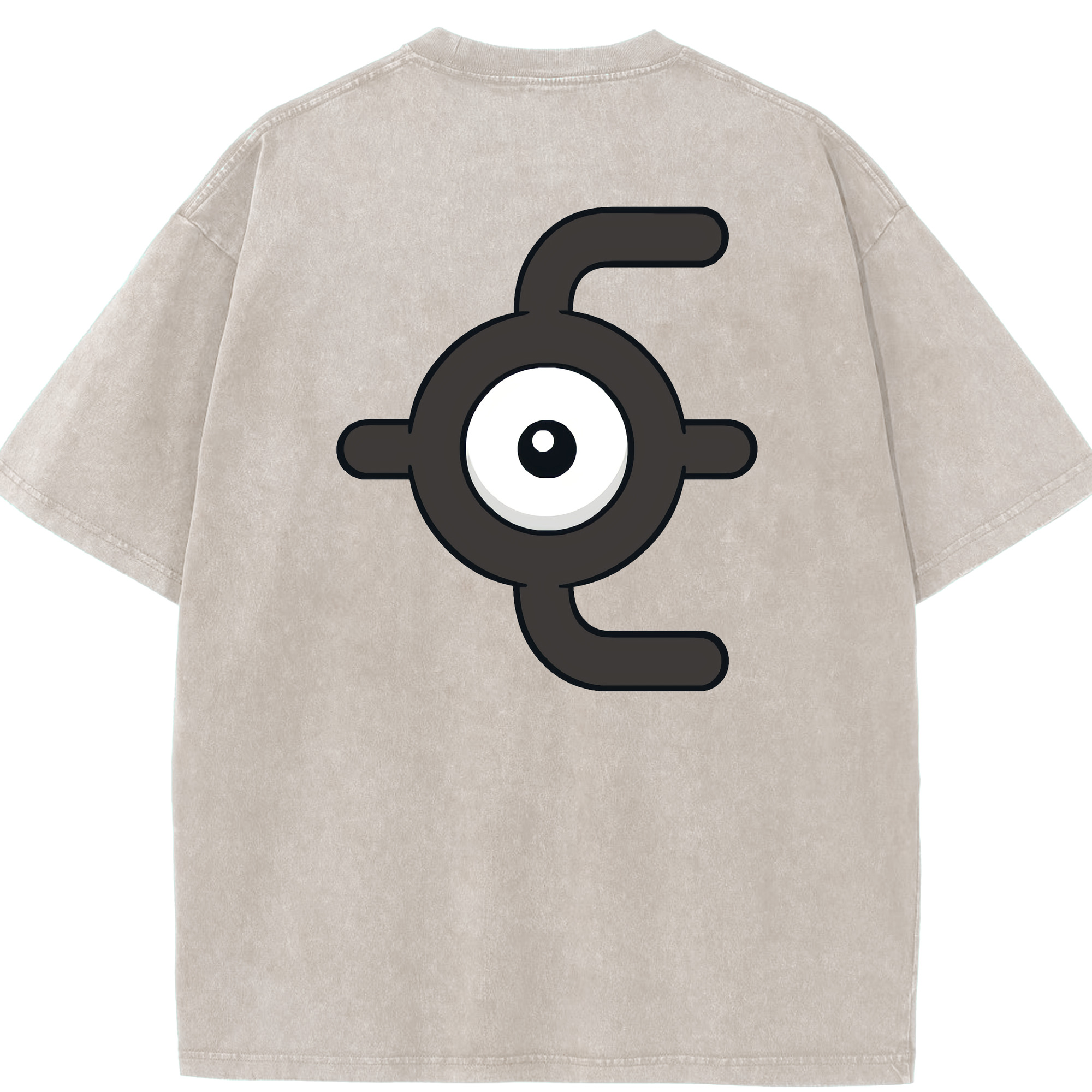 （画像用） ポケットモンスター Pokémon 綿100% ヴィンテージ風 半袖Tシャツ（背面プリント）