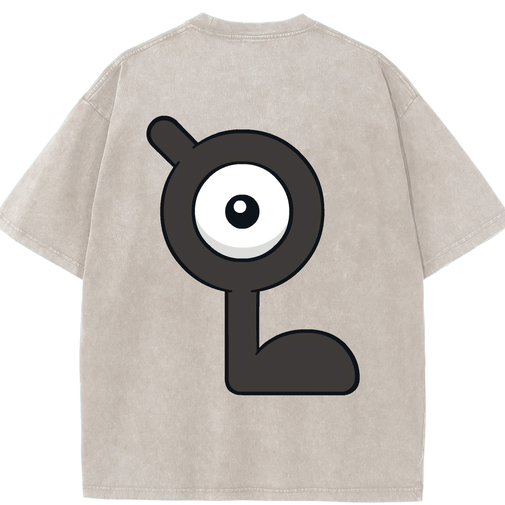 （画像用） ポケットモンスター Pokémon 綿100% ヴィンテージ風 半袖Tシャツ（背面プリント）