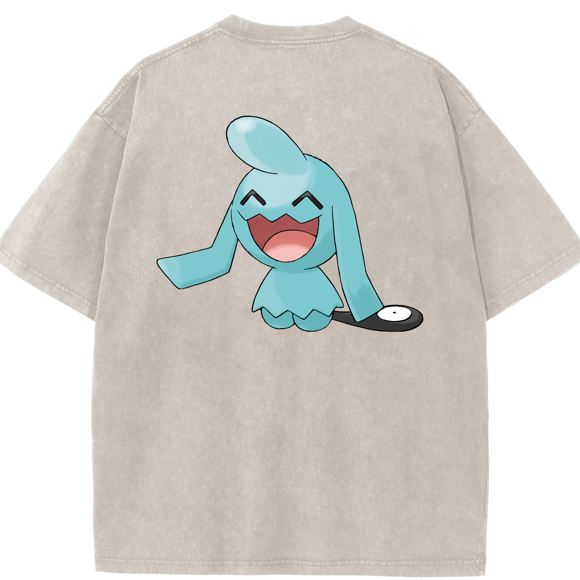 （画像用） ポケットモンスター Pokémon 綿100% ヴィンテージ風 半袖Tシャツ（背面プリント）