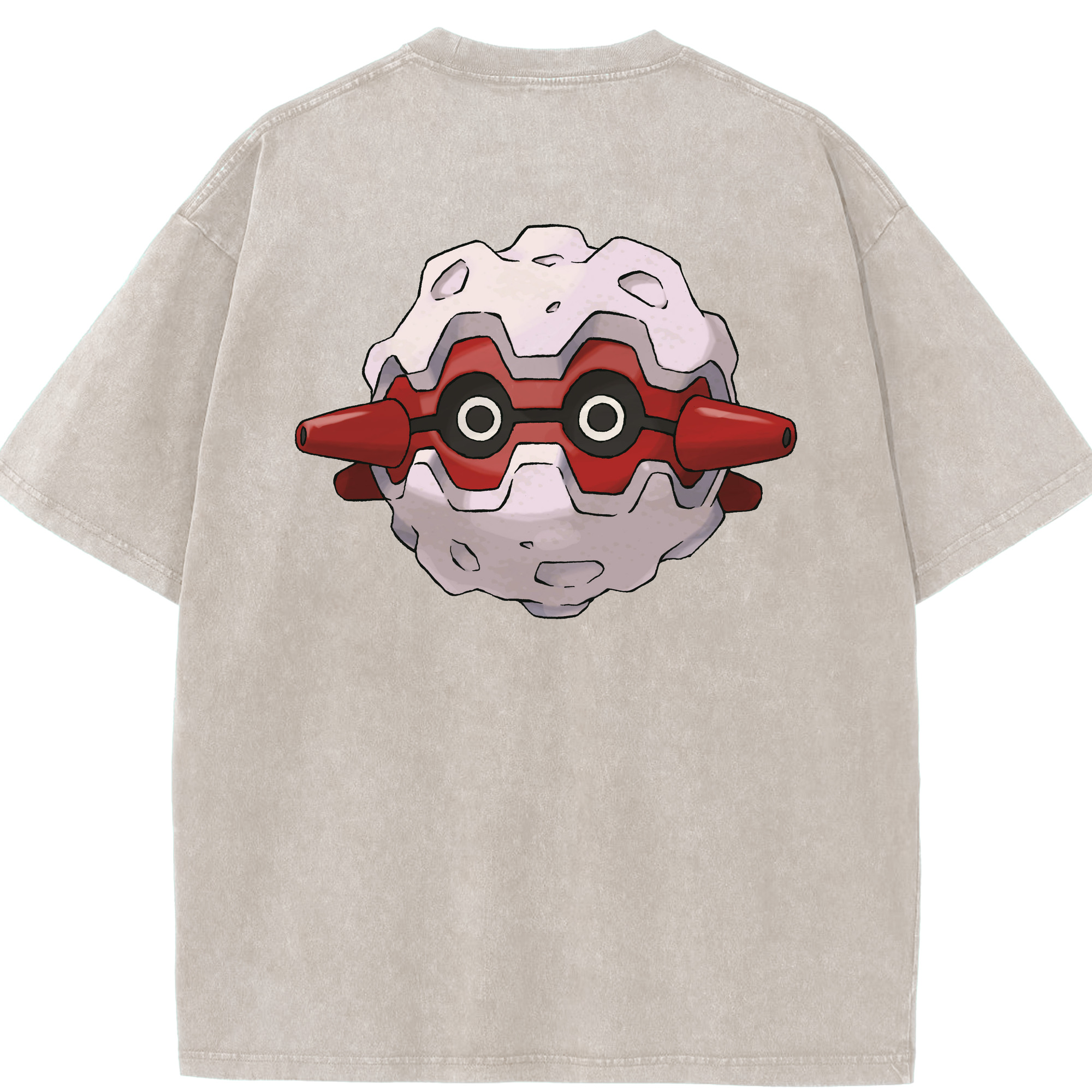 （画像用） ポケットモンスター Pokémon 綿100% ヴィンテージ風 半袖Tシャツ（背面プリント）