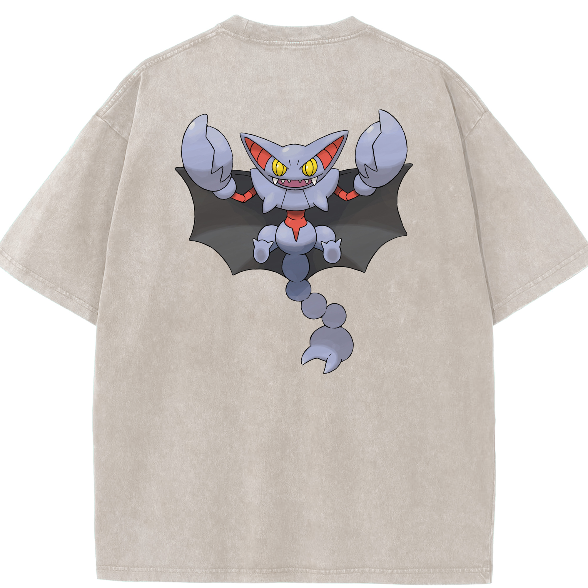 （画像用） ポケットモンスター Pokémon 綿100% ヴィンテージ風 半袖Tシャツ（背面プリント）