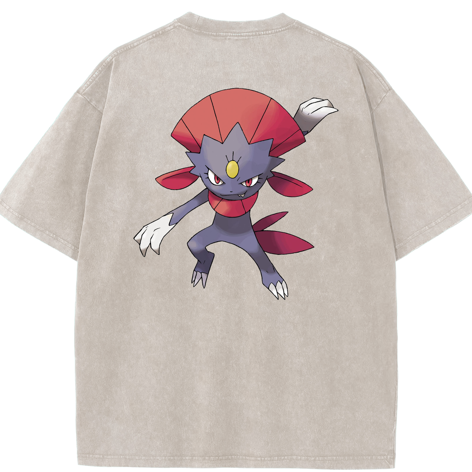 （画像用） ポケットモンスター Pokémon 綿100% ヴィンテージ風 半袖Tシャツ（背面プリント）