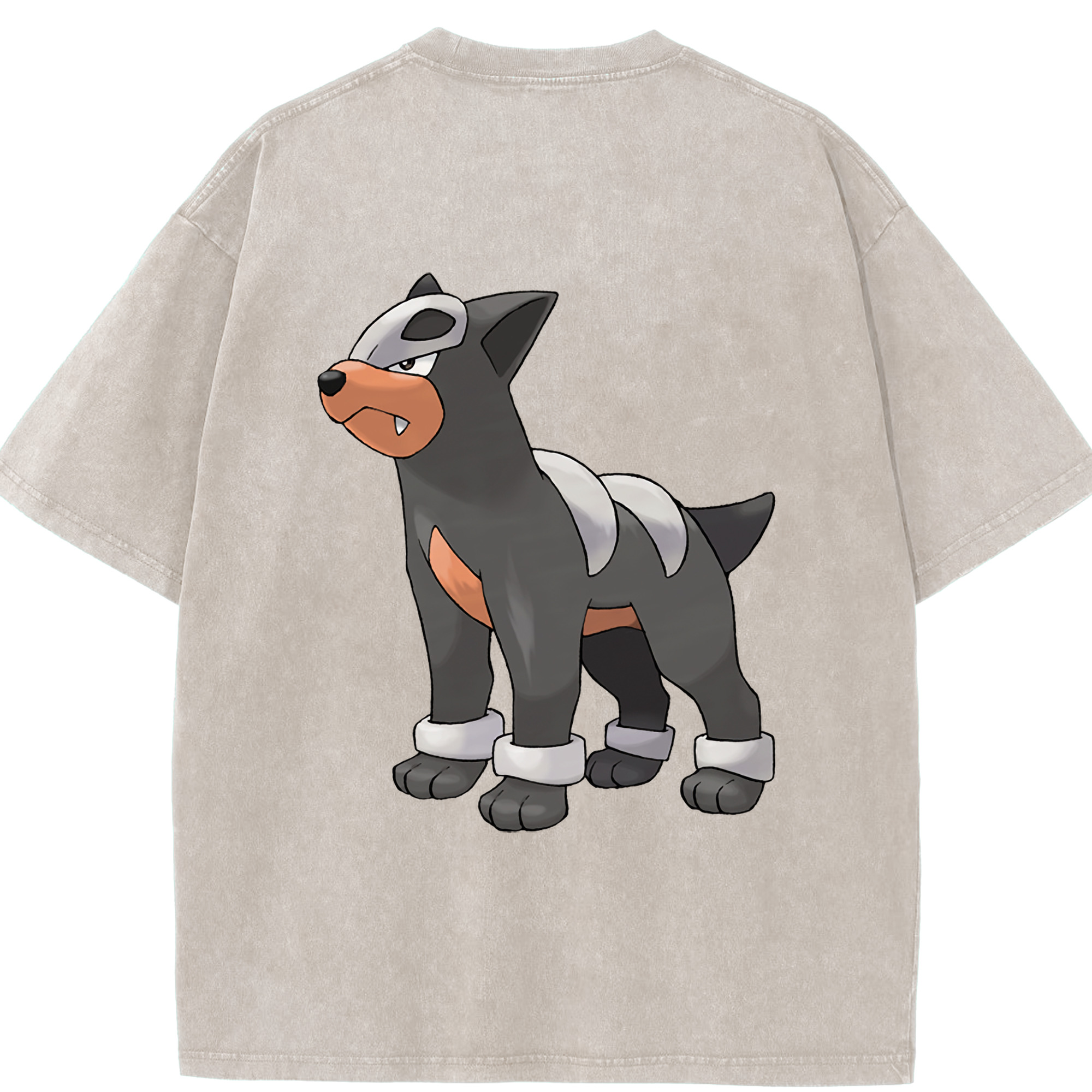 （画像用） ポケットモンスター Pokémon 綿100% ヴィンテージ風 半袖Tシャツ（背面プリント）