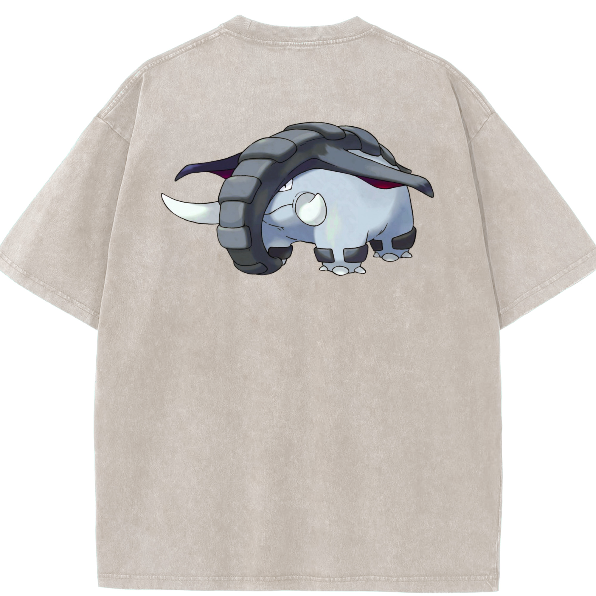 （画像用） ポケットモンスター Pokémon 綿100% ヴィンテージ風 半袖Tシャツ（背面プリント）