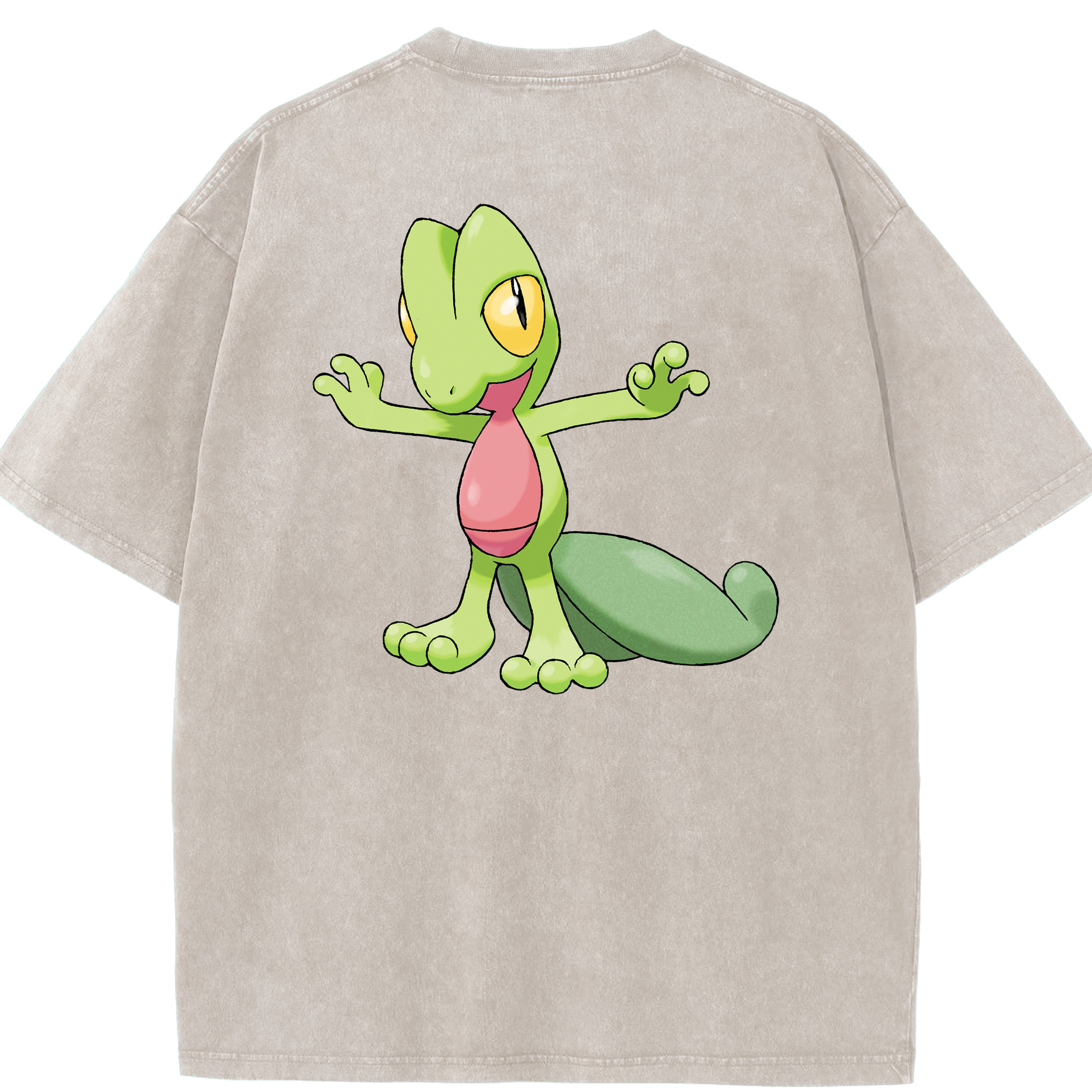 （画像用） ポケットモンスター Pokémon 綿100% ヴィンテージ風 半袖Tシャツ（背面プリント）