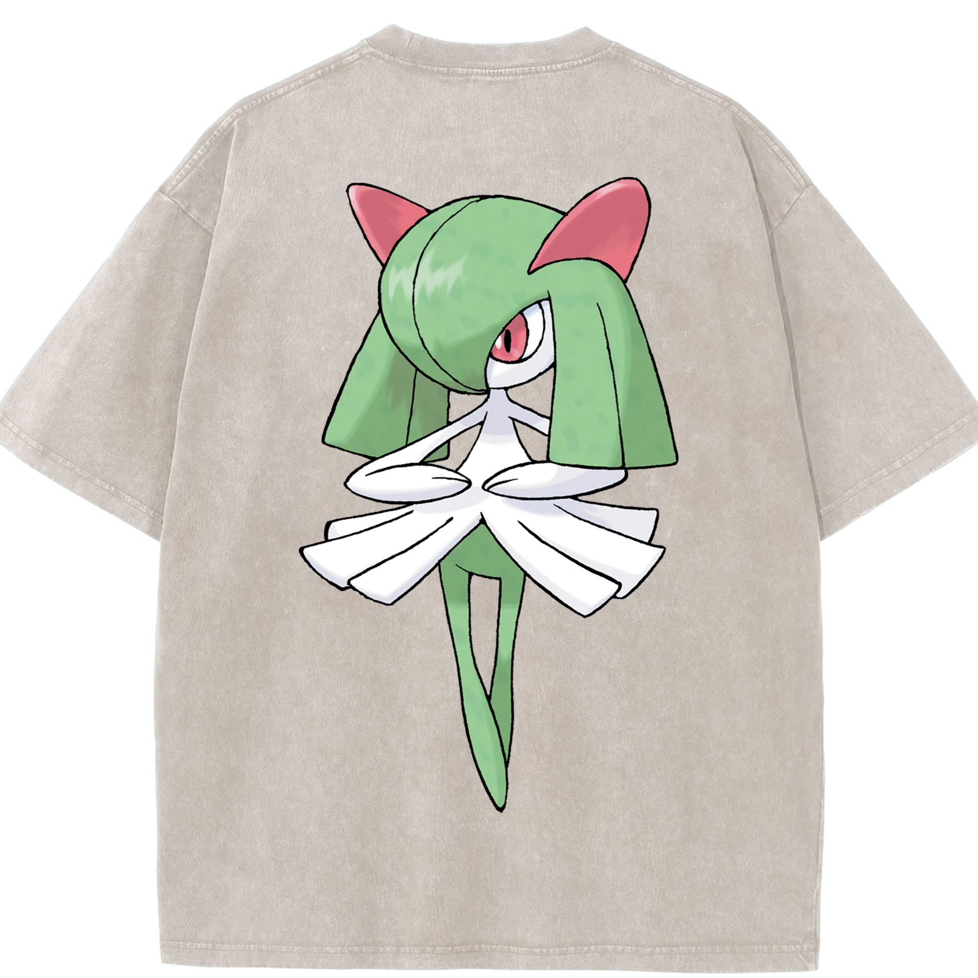 （画像用） ポケットモンスター Pokémon 綿100% ヴィンテージ風 半袖Tシャツ（背面プリント）