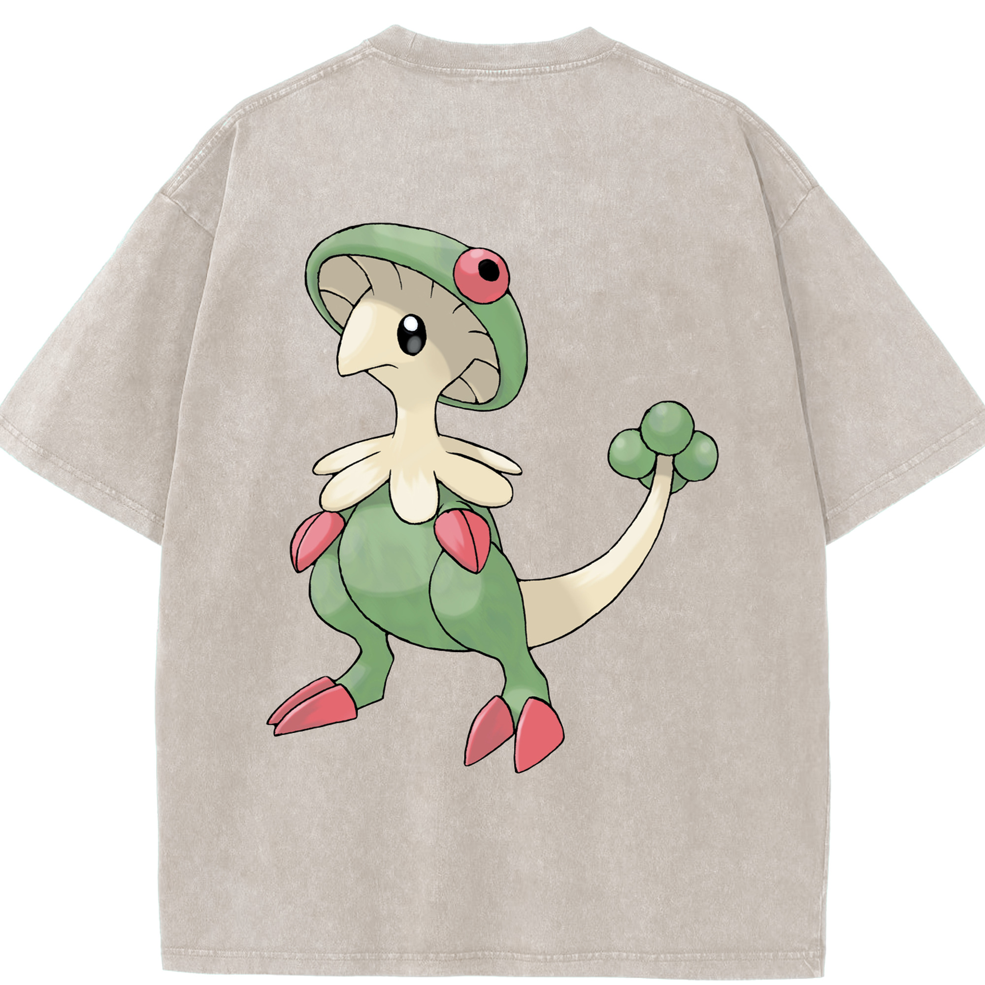 （画像用） ポケットモンスター Pokémon 綿100% ヴィンテージ風 半袖Tシャツ（背面プリント）
