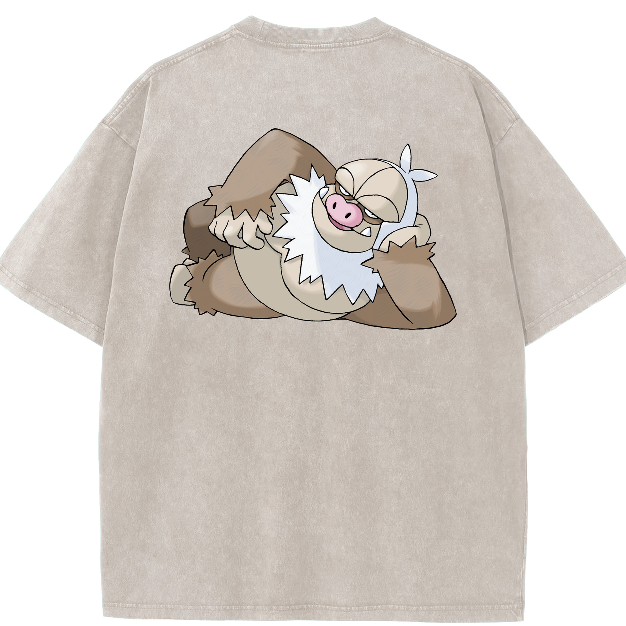 （画像用） ポケットモンスター Pokémon 綿100% ヴィンテージ風 半袖Tシャツ（背面プリント）