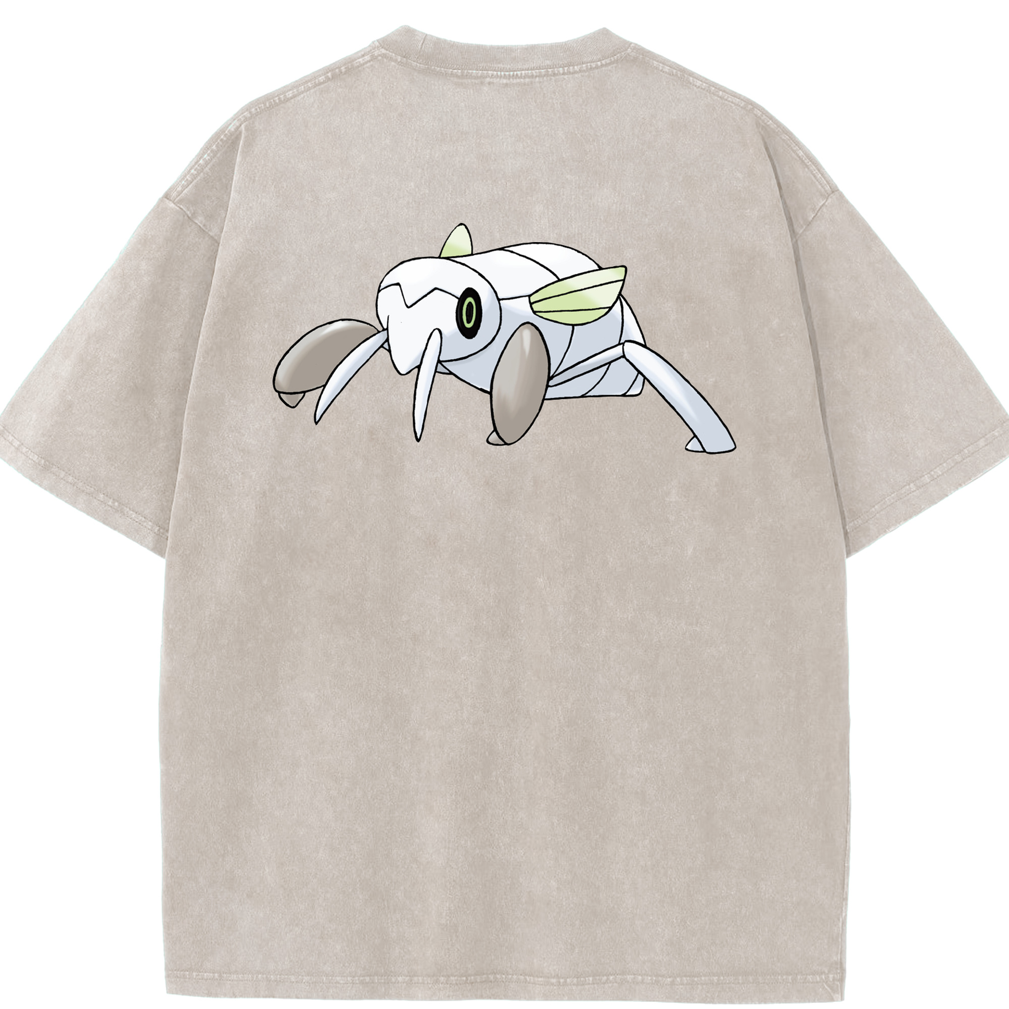 （画像用） ポケットモンスター Pokémon 綿100% ヴィンテージ風 半袖Tシャツ（背面プリント）