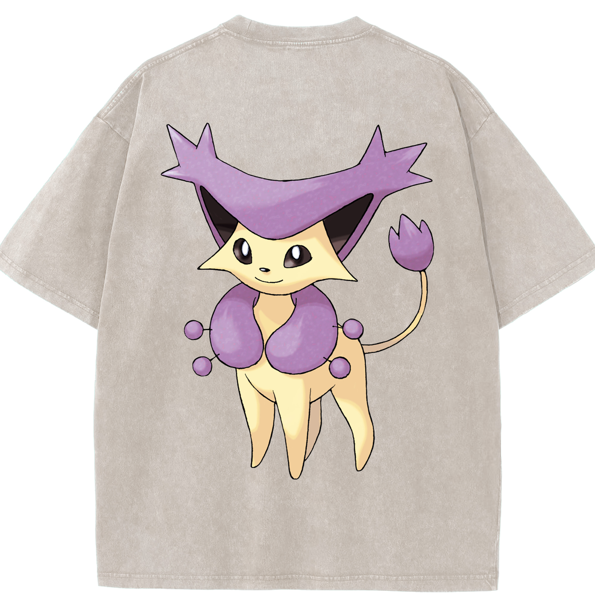 （画像用） ポケットモンスター Pokémon 綿100% ヴィンテージ風 半袖Tシャツ（背面プリント）