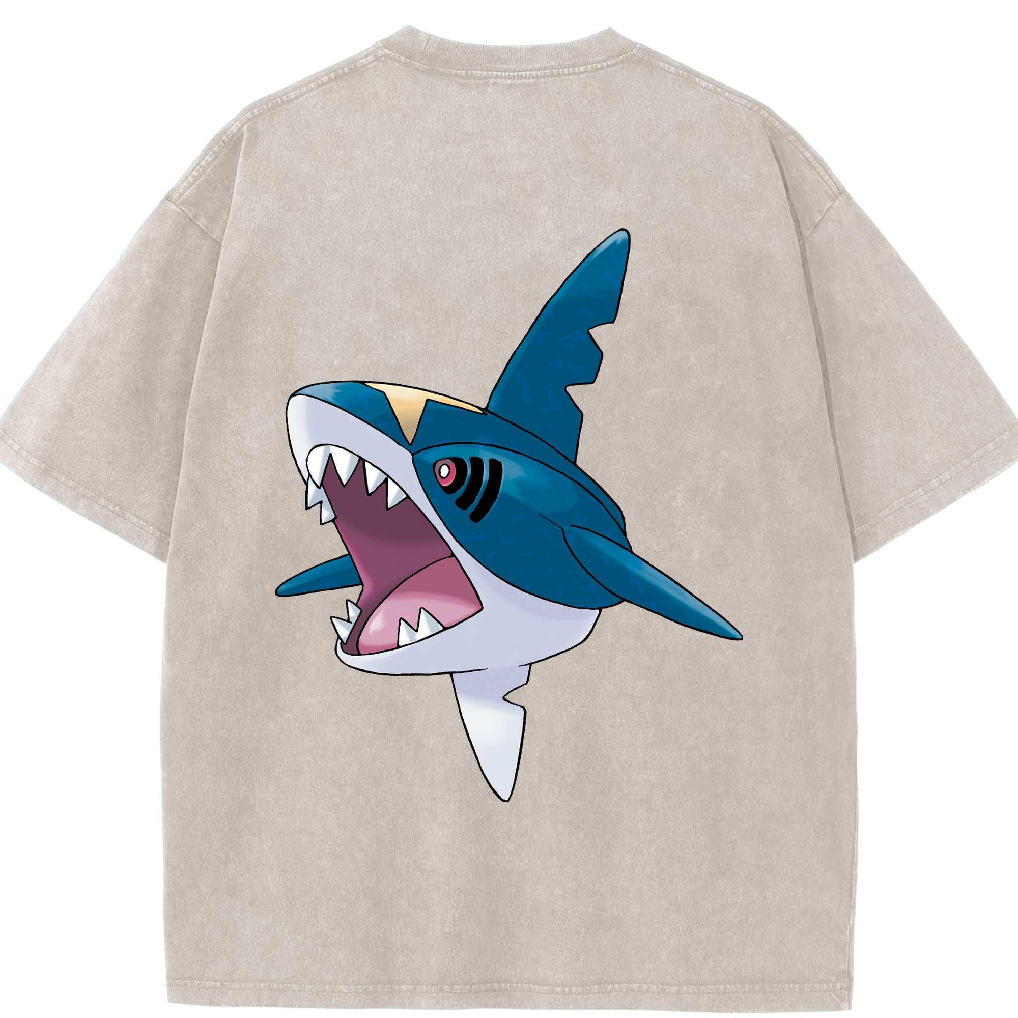 （画像用） ポケットモンスター Pokémon 綿100% ヴィンテージ風 半袖Tシャツ（背面プリント）