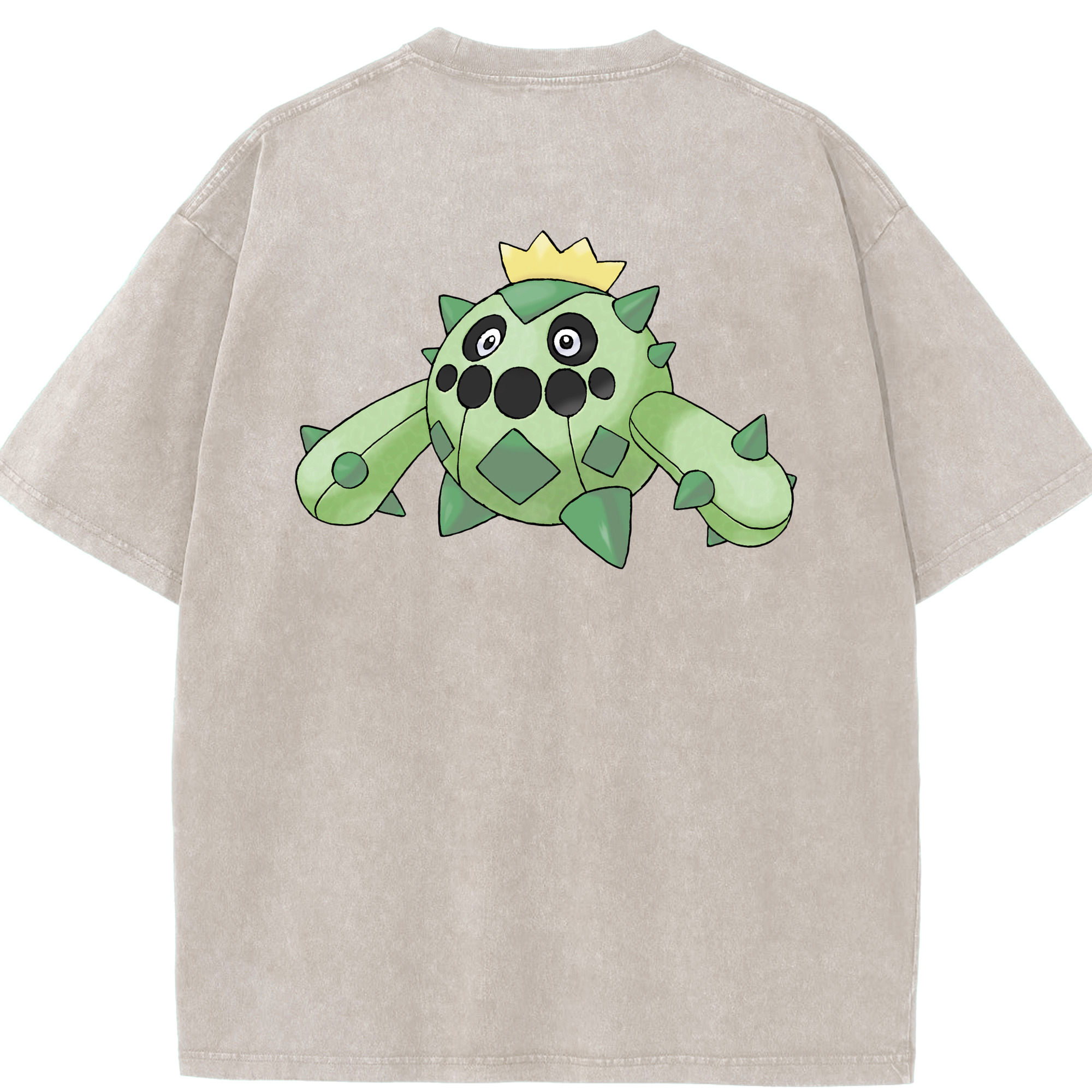 （画像用） ポケットモンスター Pokémon 綿100% ヴィンテージ風 半袖Tシャツ（背面プリント）