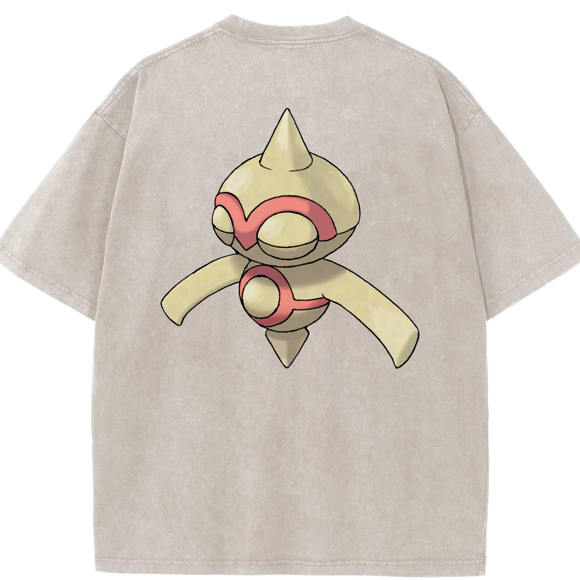 （画像用） ポケットモンスター Pokémon 綿100% ヴィンテージ風 半袖Tシャツ（背面プリント）