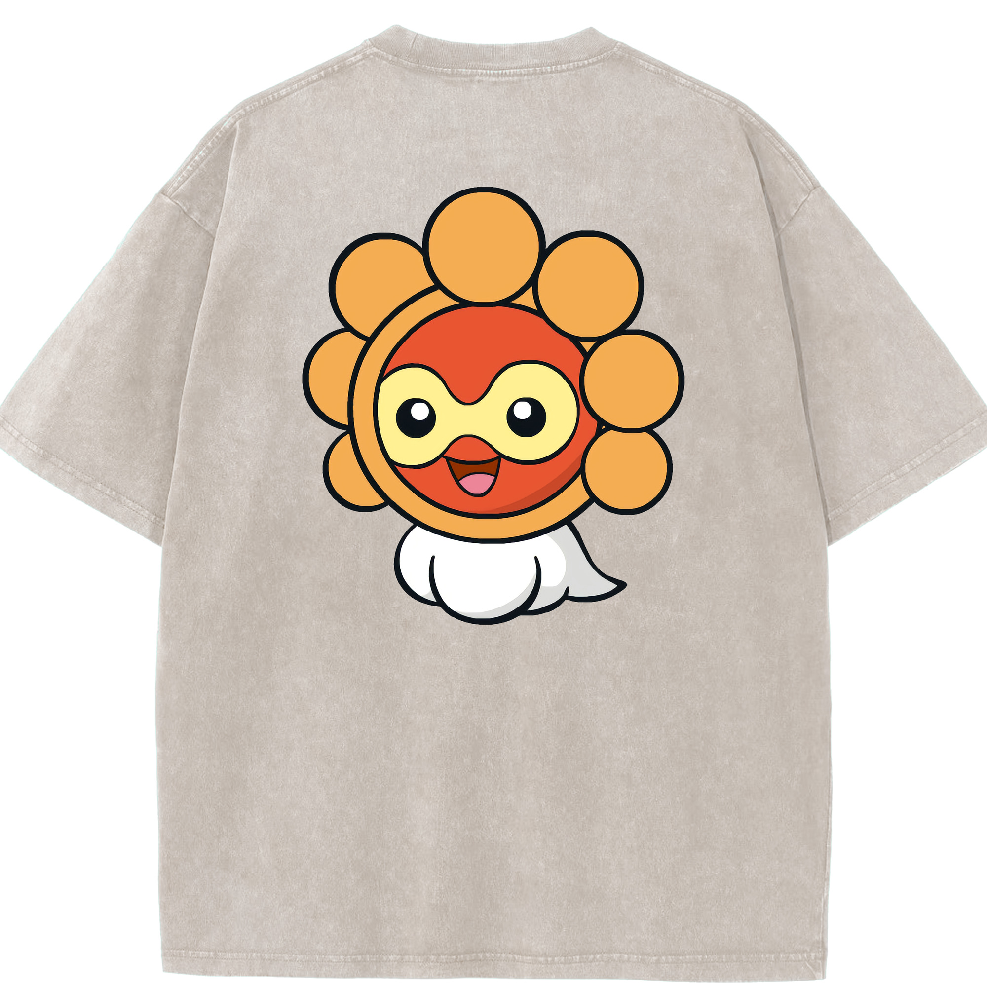 （画像用） ポケットモンスター Pokémon 綿100% ヴィンテージ風 半袖Tシャツ（背面プリント）