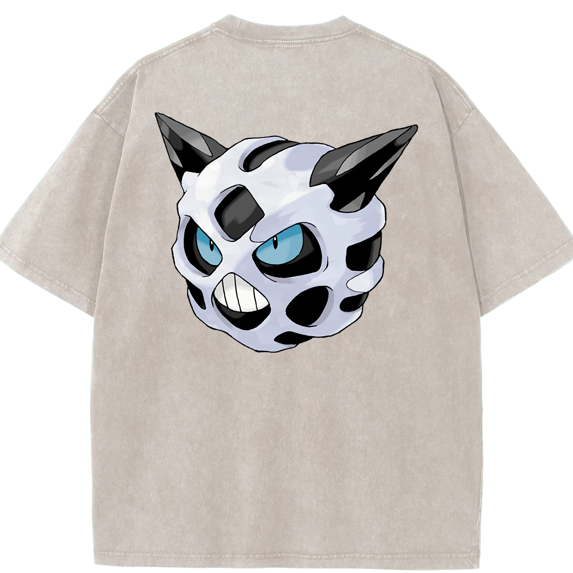 （画像用） ポケットモンスター Pokémon 綿100% ヴィンテージ風 半袖Tシャツ（背面プリント）