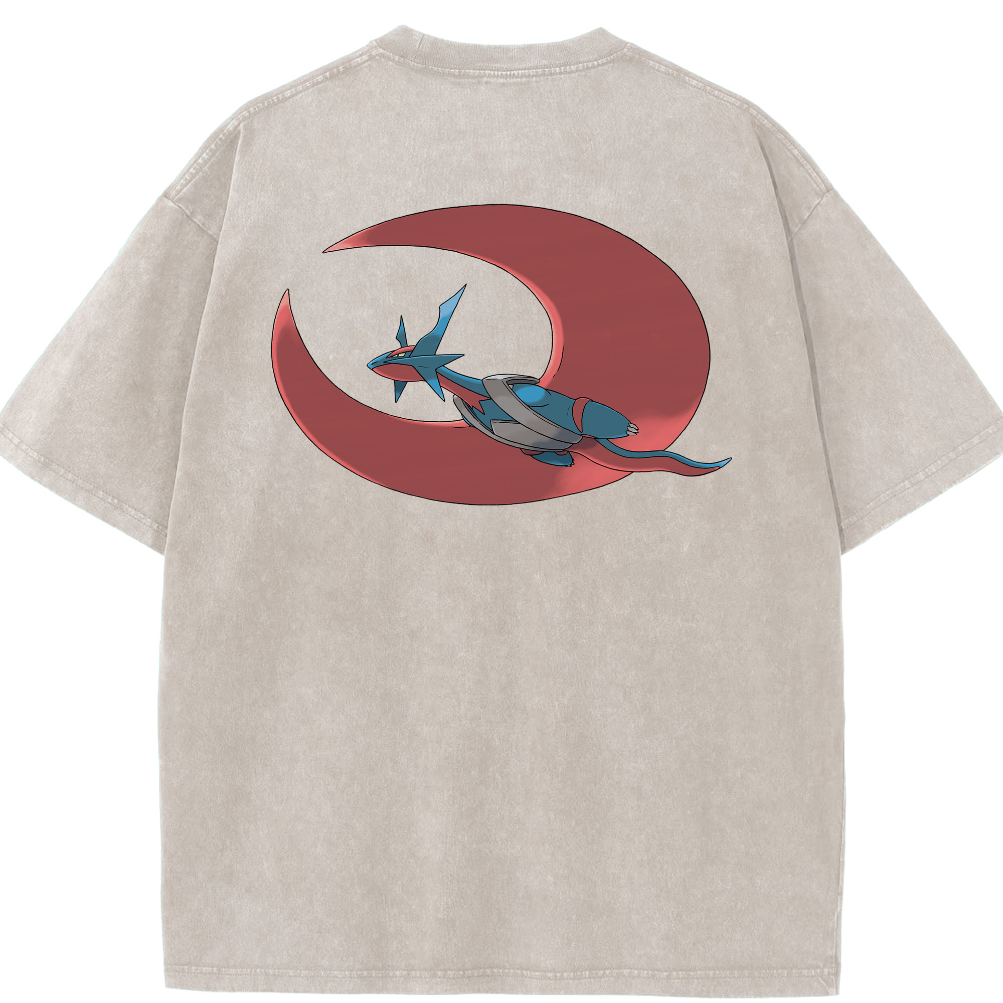 （画像用） ポケットモンスター Pokémon 綿100% ヴィンテージ風 半袖Tシャツ（背面プリント）