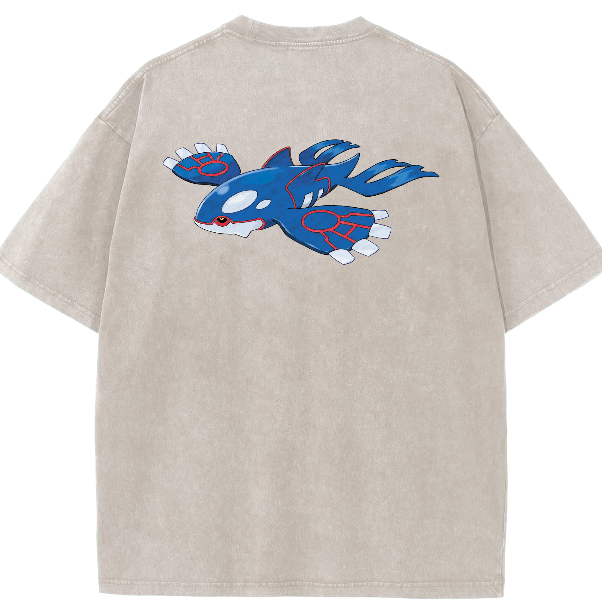 （画像用） ポケットモンスター Pokémon 綿100% ヴィンテージ風 半袖Tシャツ（背面プリント）