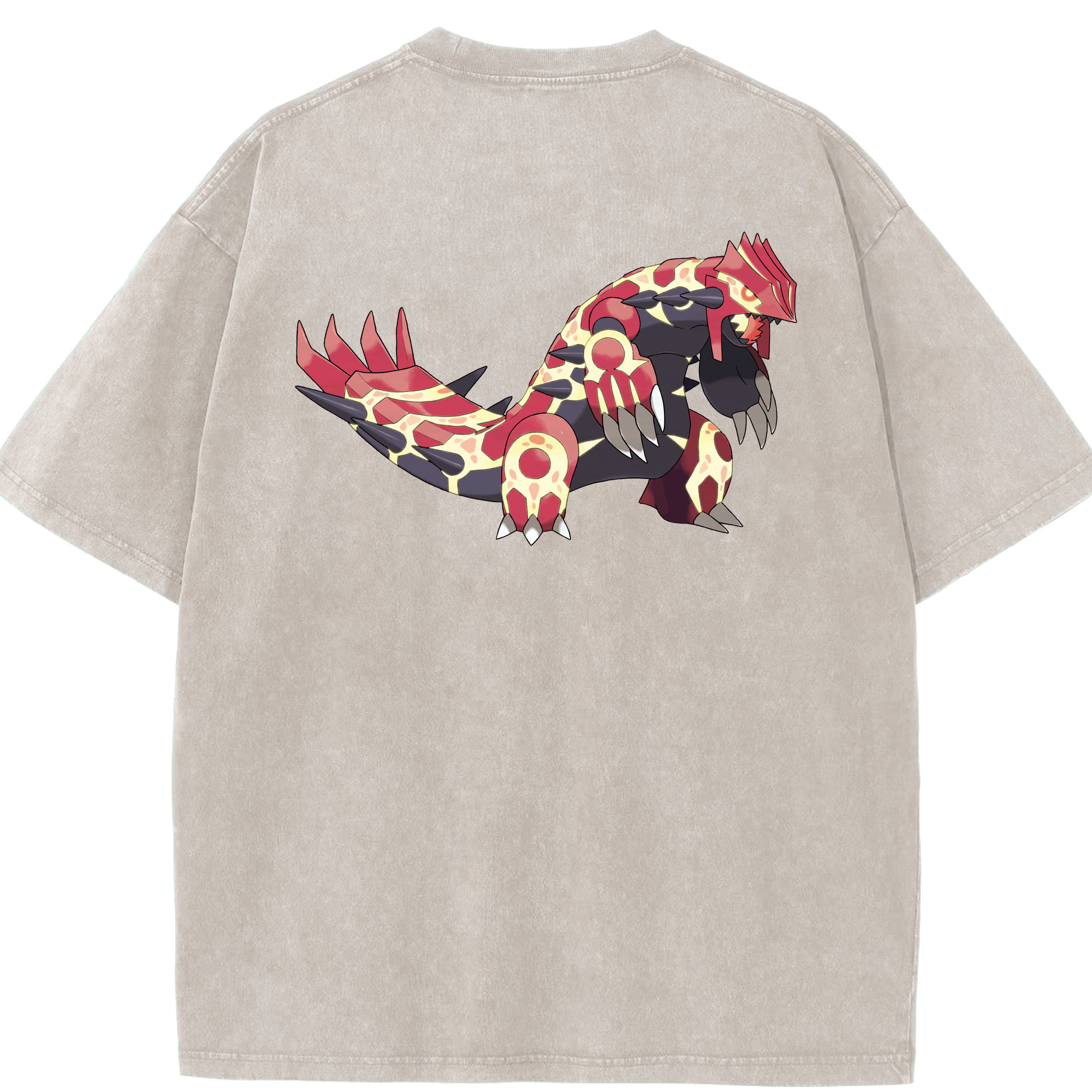 （画像用） ポケットモンスター Pokémon 綿100% ヴィンテージ風 半袖Tシャツ（背面プリント）