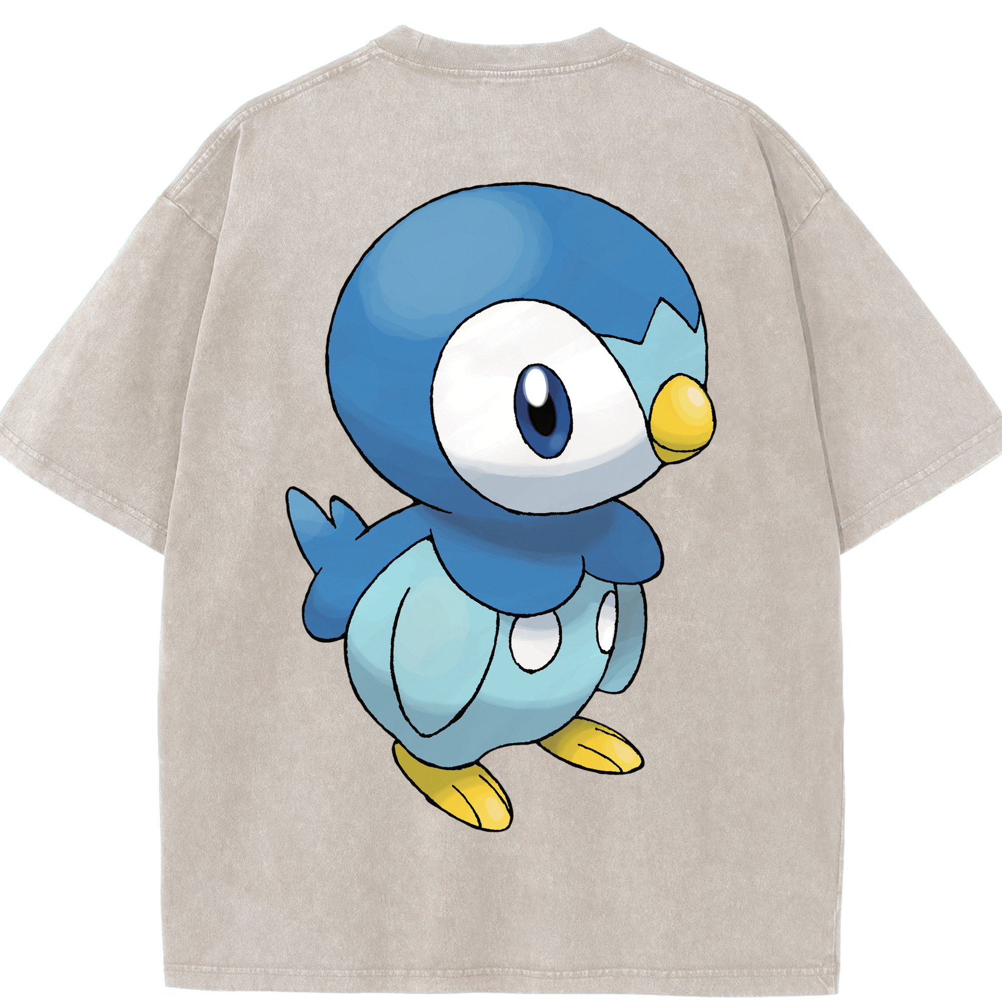 （画像用） ポケットモンスター Pokémon 綿100% ヴィンテージ風 半袖Tシャツ（背面プリント）