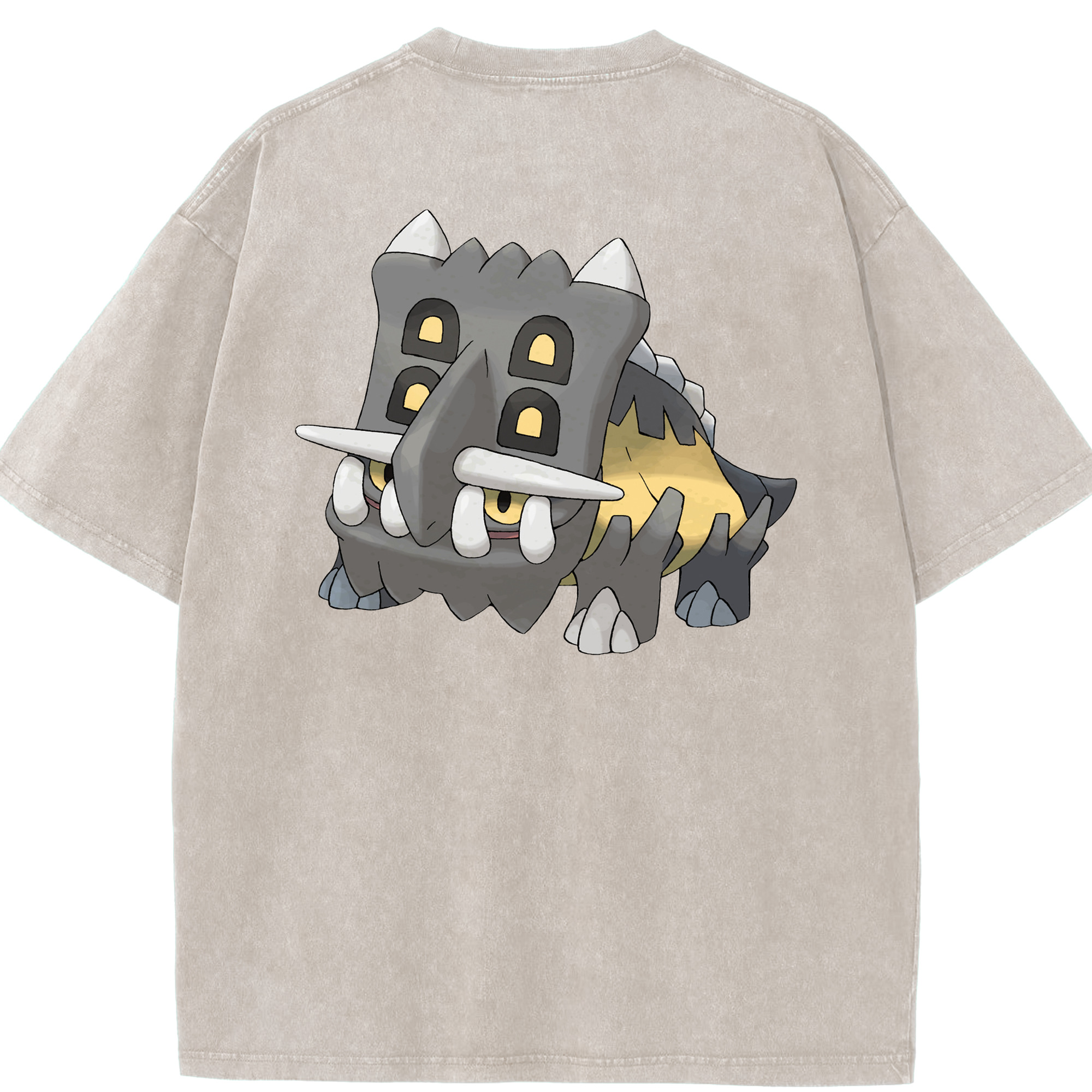 （画像用） ポケットモンスター Pokémon 綿100% ヴィンテージ風 半袖Tシャツ（背面プリント）