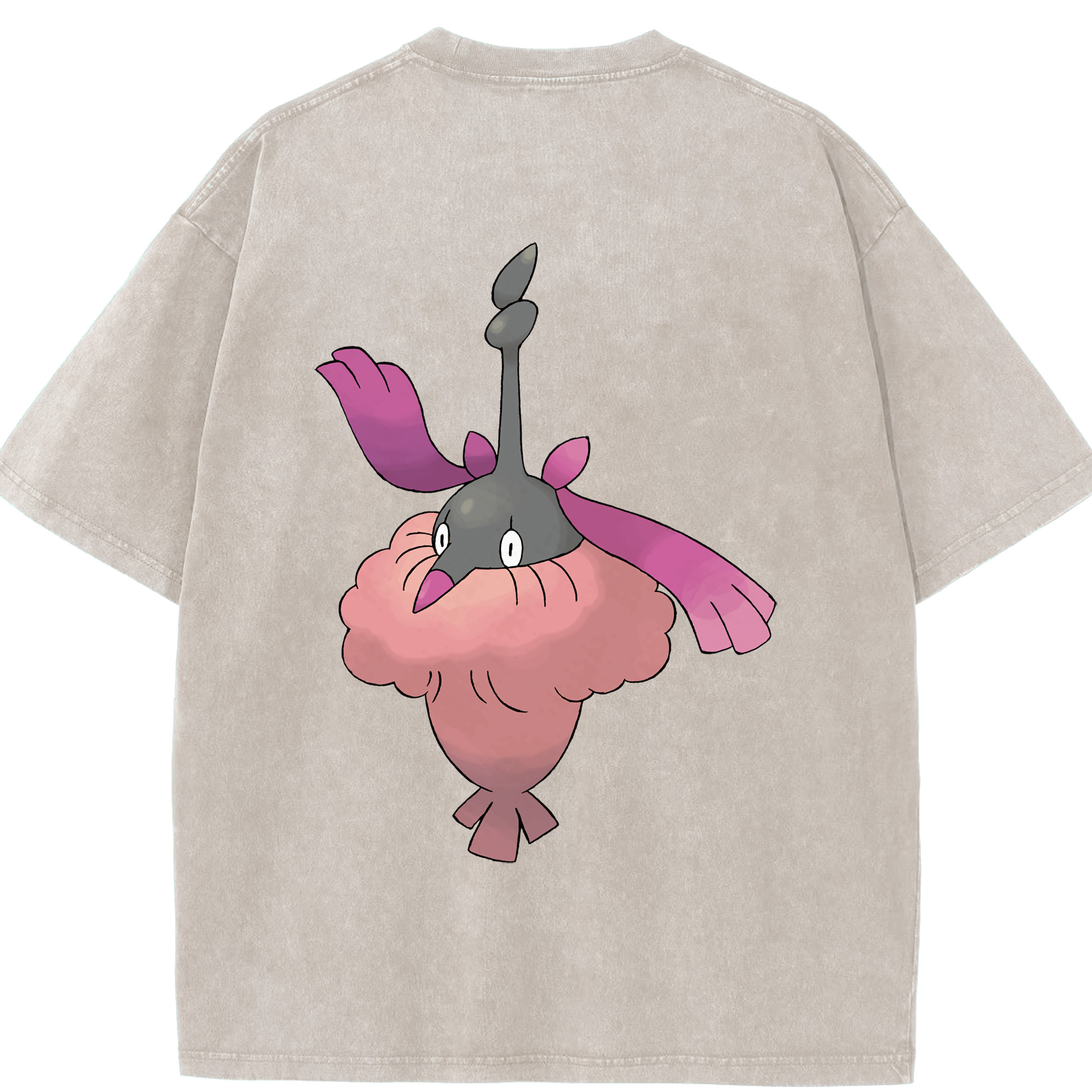 （画像用） ポケットモンスター Pokémon 綿100% ヴィンテージ風 半袖Tシャツ（背面プリント）