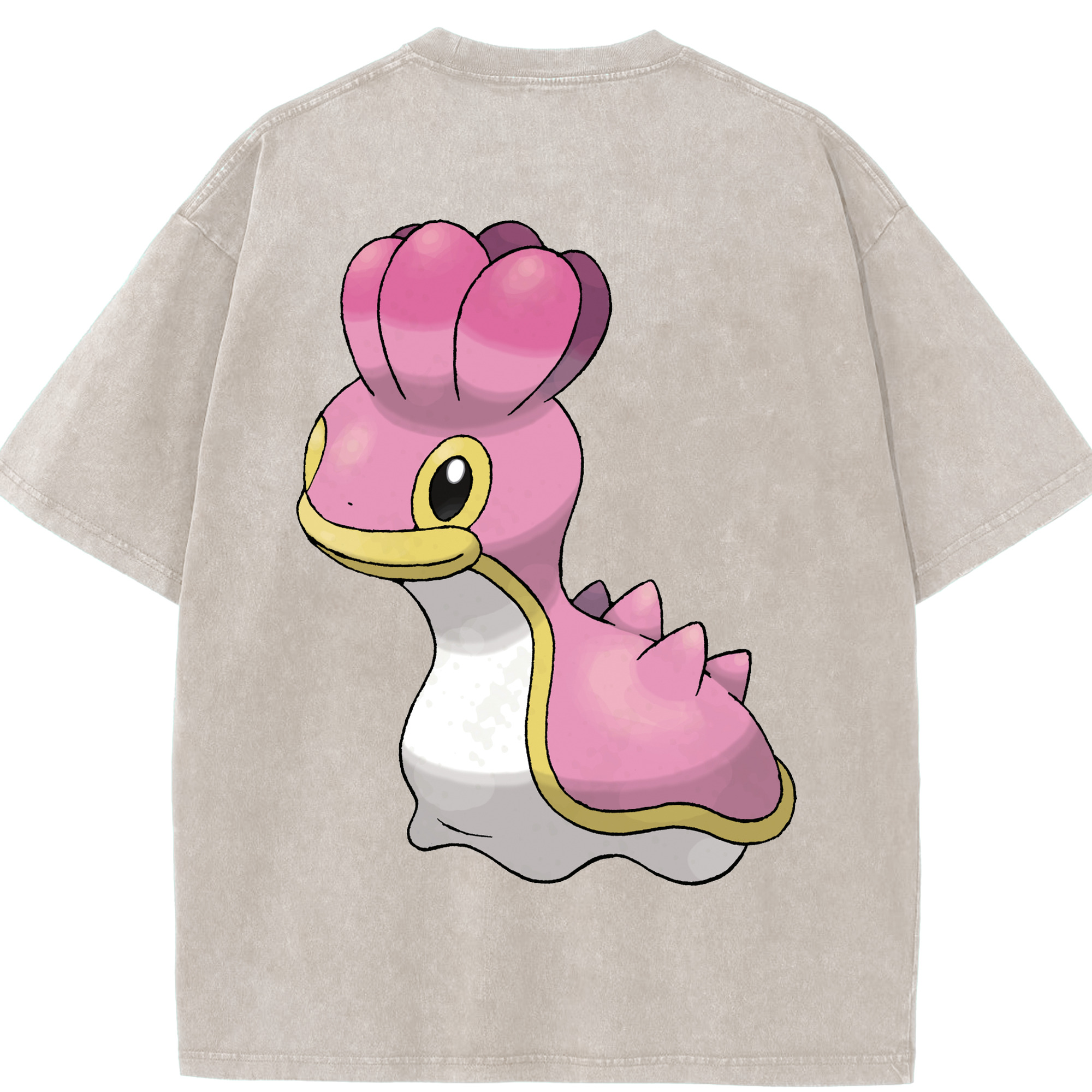 （画像用） ポケットモンスター Pokémon 綿100% ヴィンテージ風 半袖Tシャツ（背面プリント）