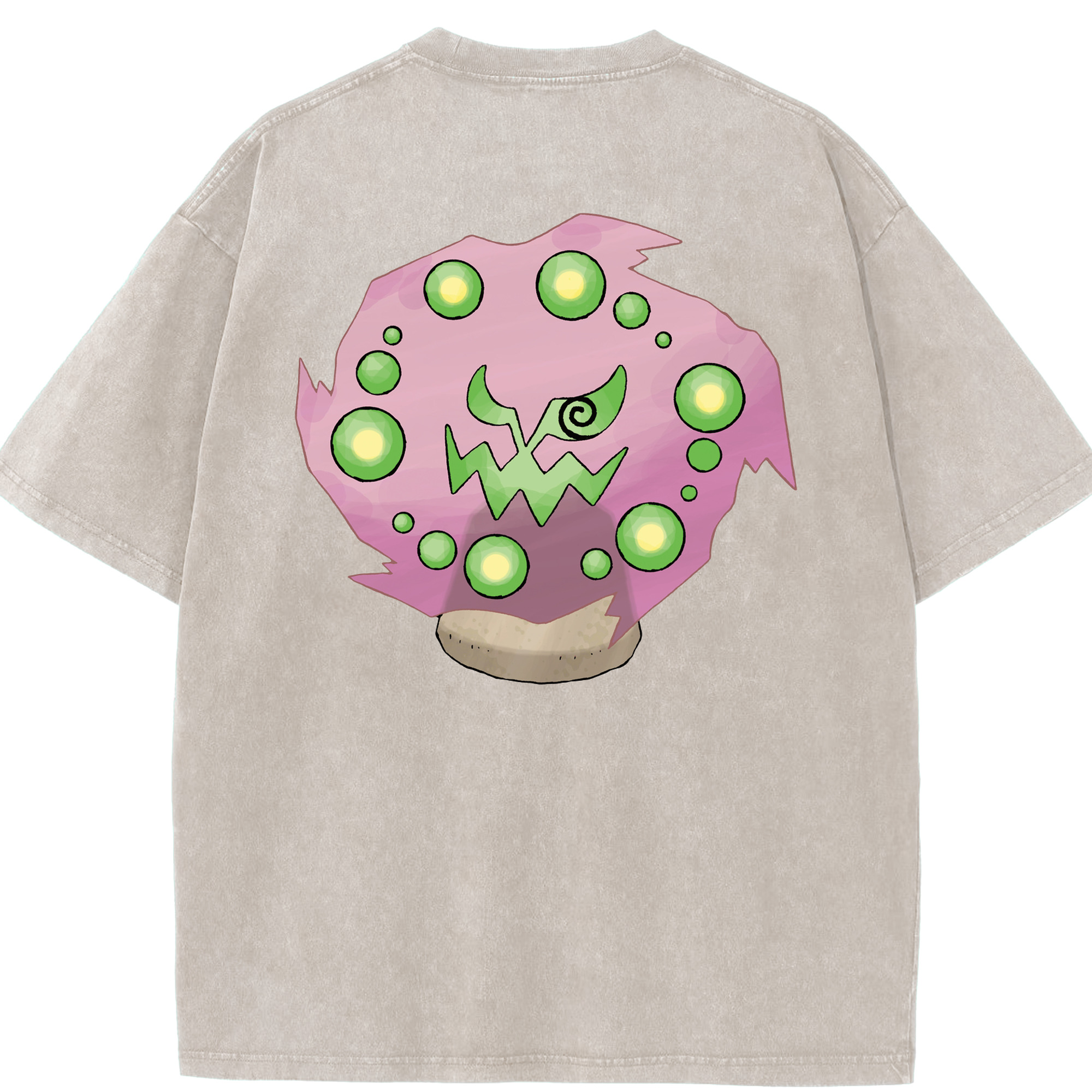 （画像用） ポケットモンスター Pokémon 綿100% ヴィンテージ風 半袖Tシャツ（背面プリント）