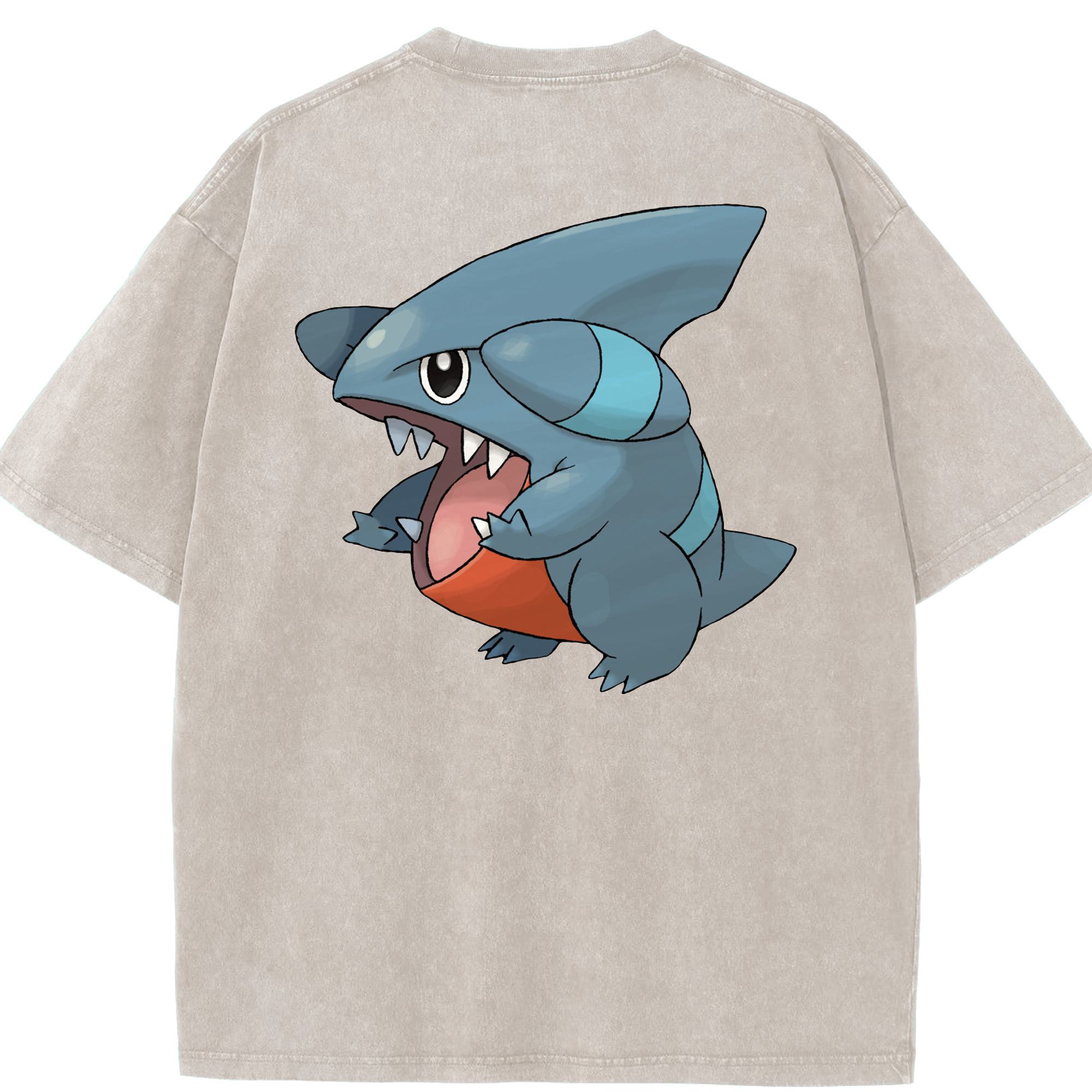 （画像用） ポケットモンスター Pokémon 綿100% ヴィンテージ風 半袖Tシャツ（背面プリント）