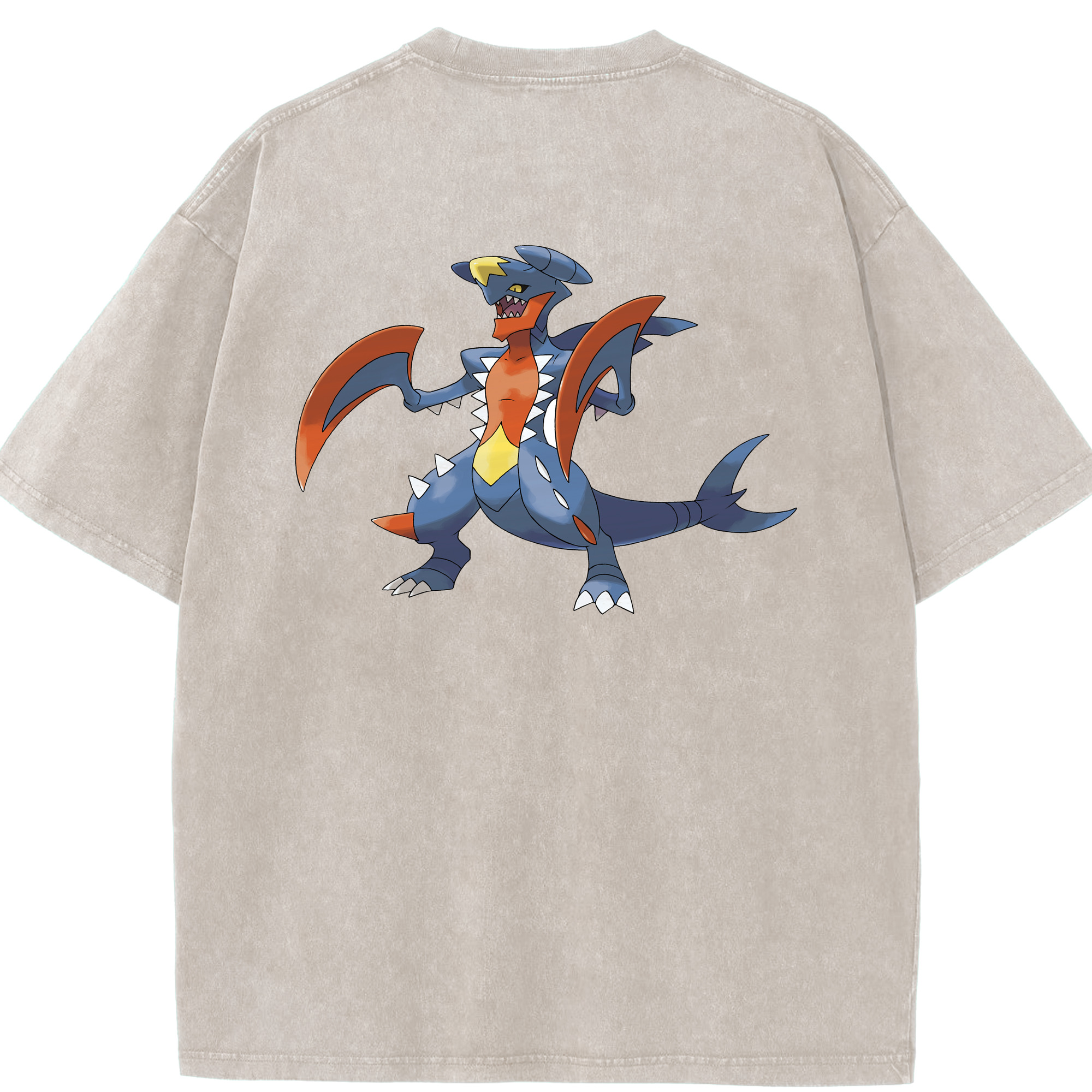 （画像用） ポケットモンスター Pokémon 綿100% ヴィンテージ風 半袖Tシャツ（背面プリント）
