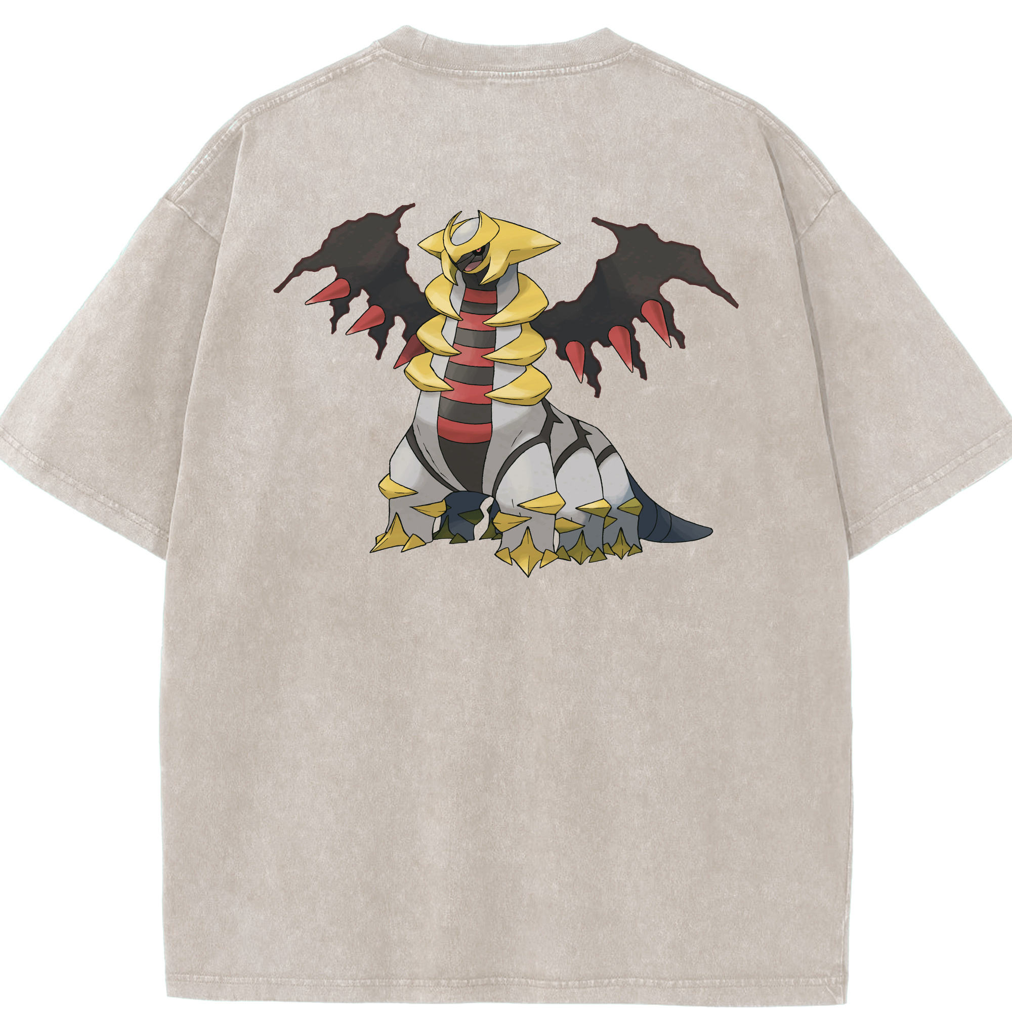 （画像用） ポケットモンスター Pokémon 綿100% ヴィンテージ風 半袖Tシャツ（背面プリント）