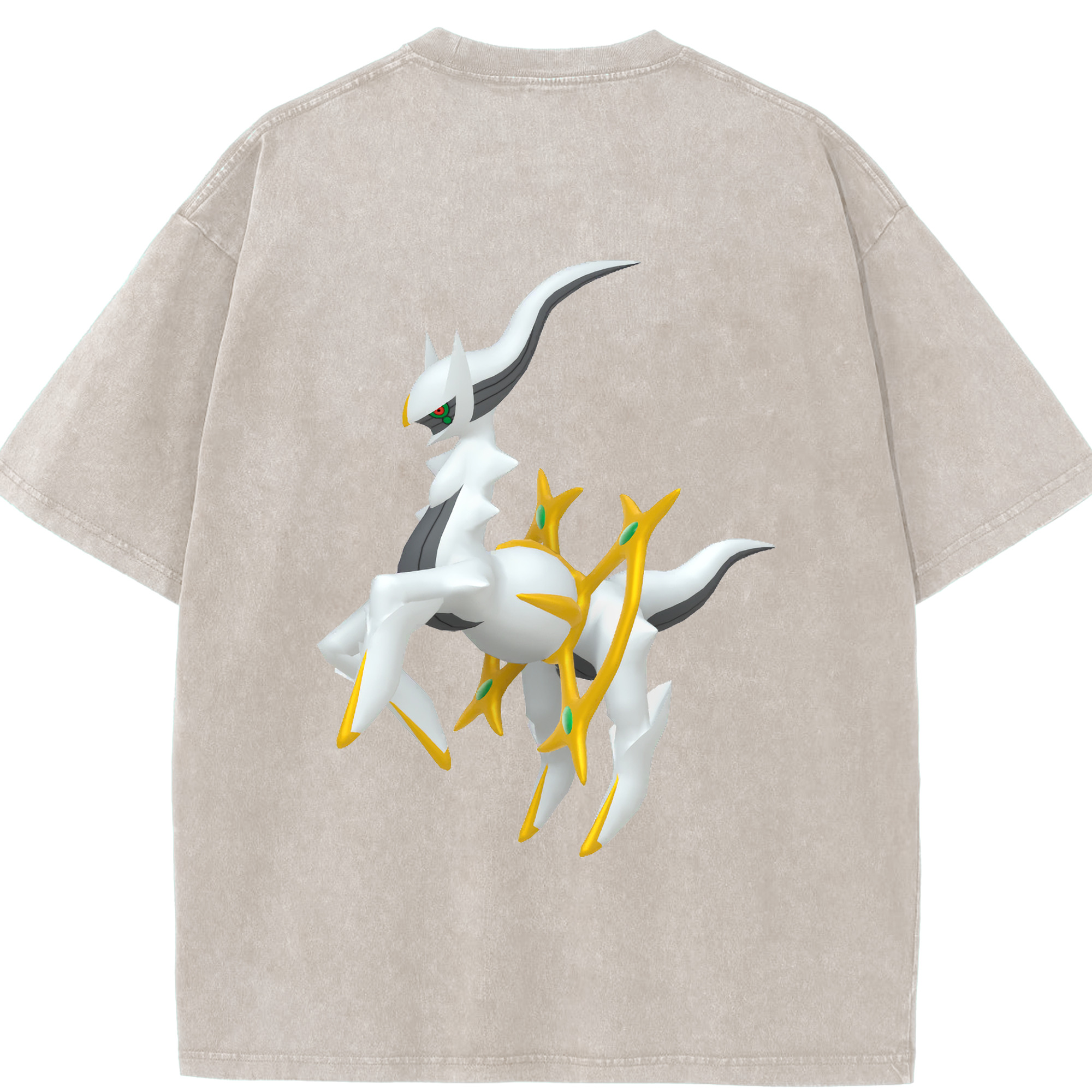 （画像用） ポケットモンスター Pokémon 綿100% ヴィンテージ風 半袖Tシャツ（背面プリント）