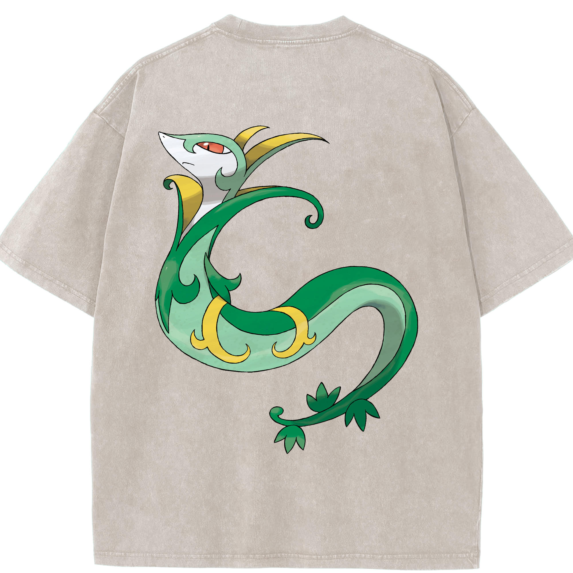 （画像用） ポケットモンスター Pokémon 綿100% ヴィンテージ風 半袖Tシャツ（背面プリント）