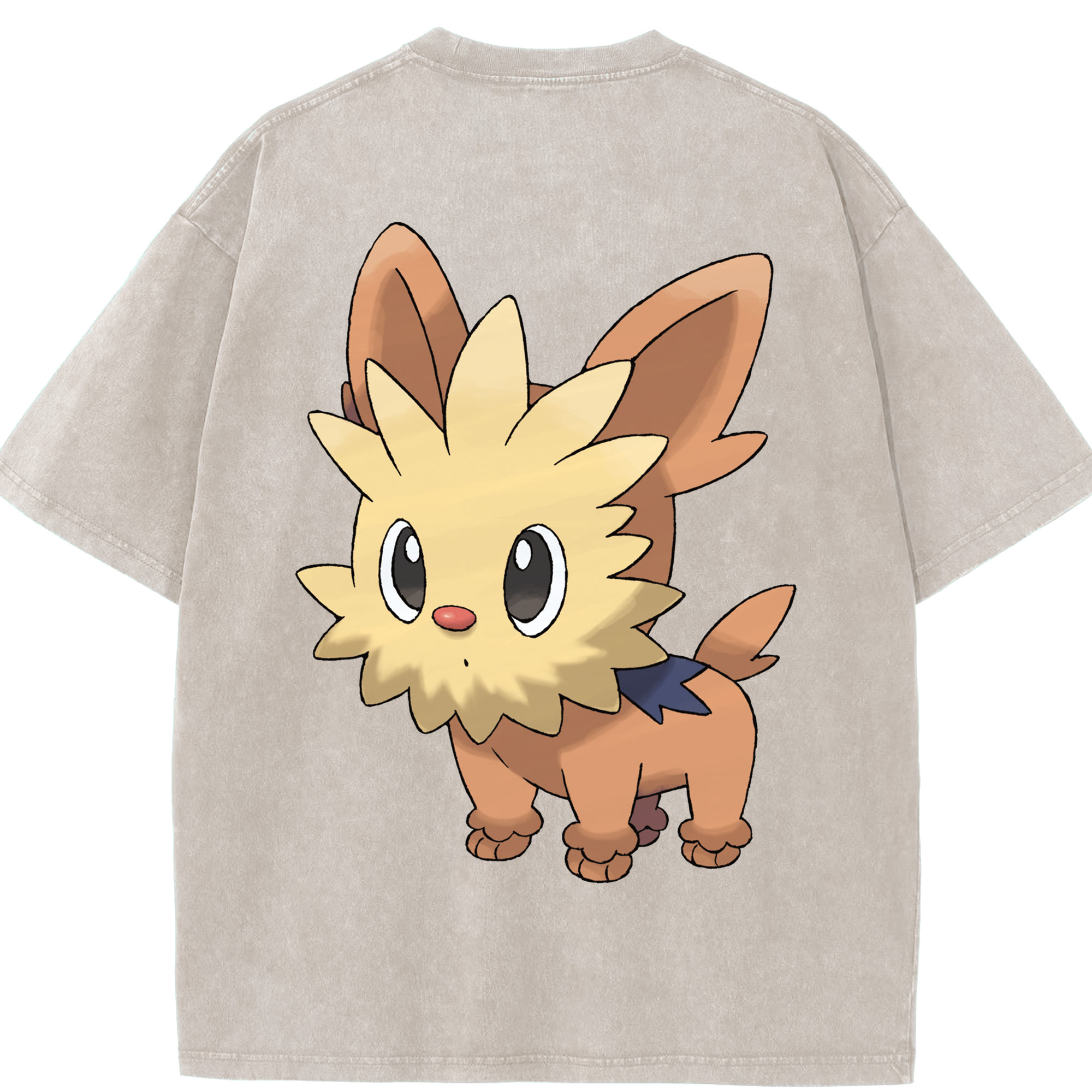 （画像用） ポケットモンスター Pokémon 綿100% ヴィンテージ風 半袖Tシャツ（背面プリント）