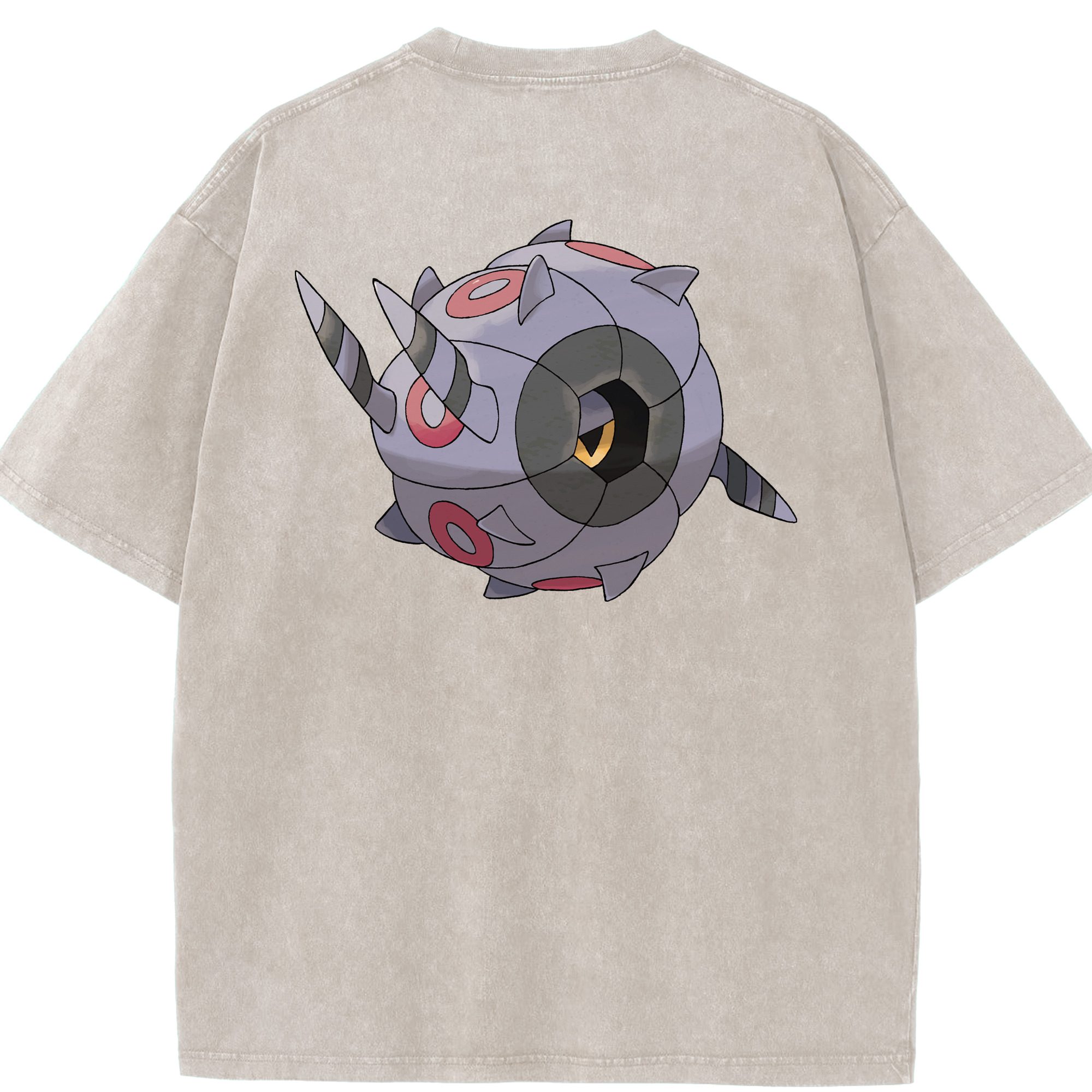 （画像用） ポケットモンスター Pokémon 綿100% ヴィンテージ風 半袖Tシャツ（背面プリント）