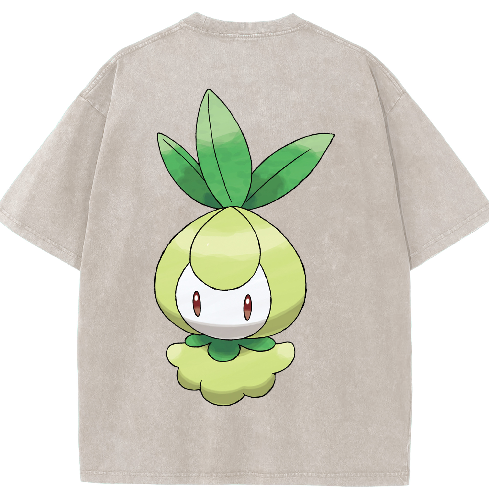 （画像用） ポケットモンスター Pokémon 綿100% ヴィンテージ風 半袖Tシャツ（背面プリント）