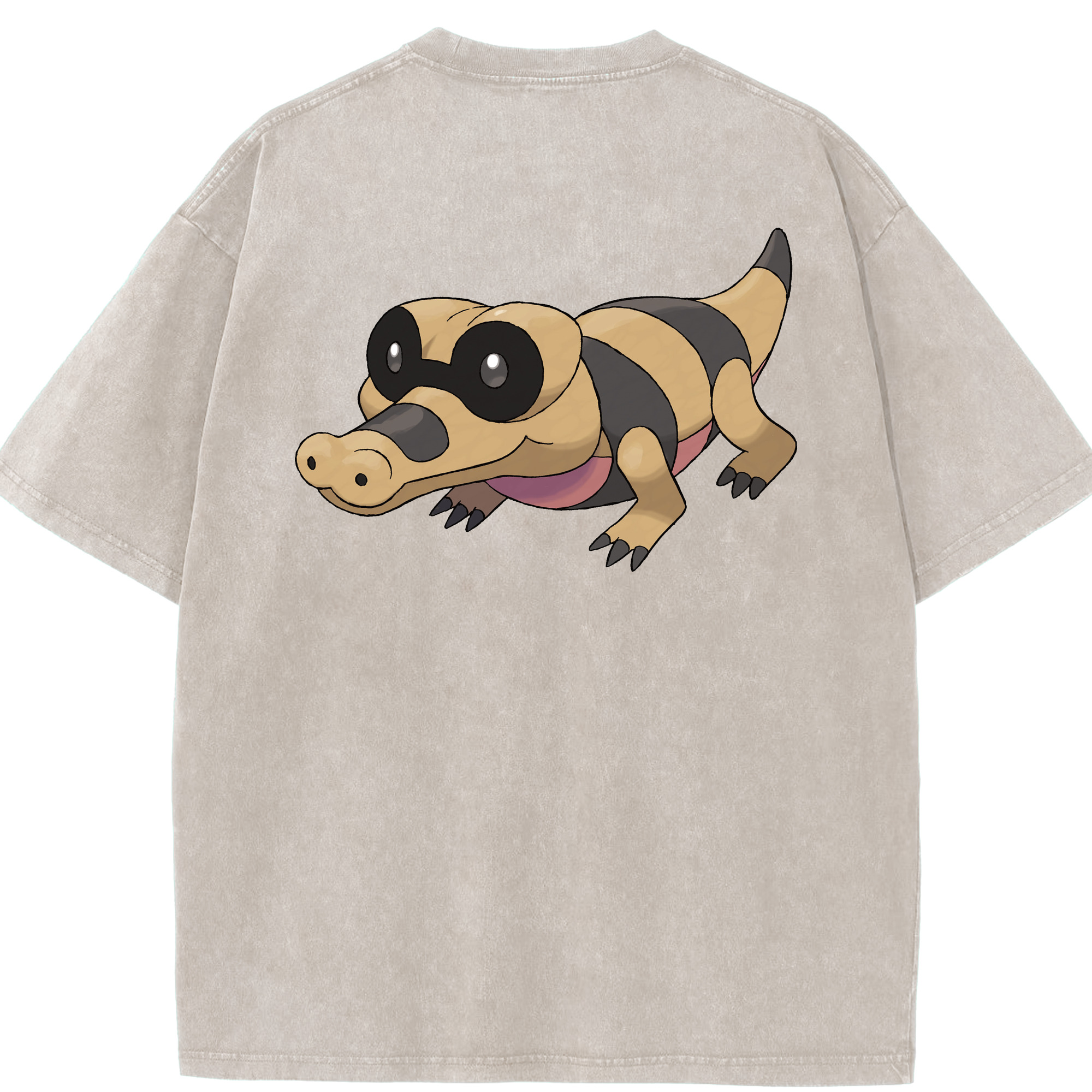 （画像用） ポケットモンスター Pokémon 綿100% ヴィンテージ風 半袖Tシャツ（背面プリント）