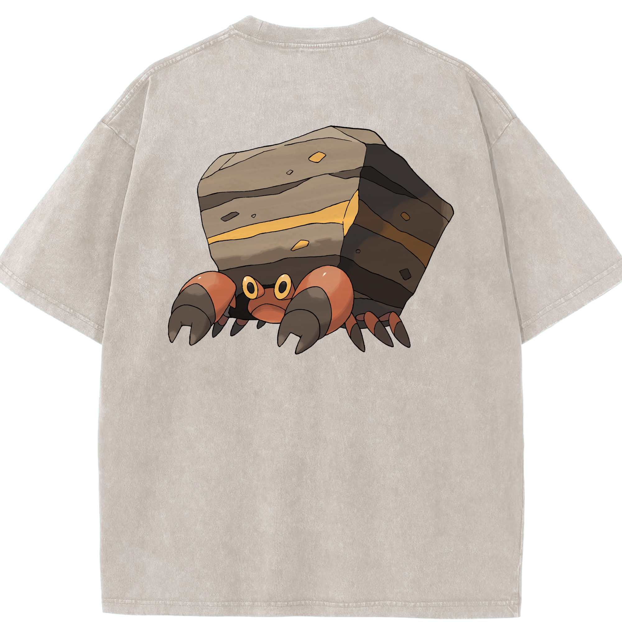 （画像用） ポケットモンスター Pokémon 綿100% ヴィンテージ風 半袖Tシャツ（背面プリント）
