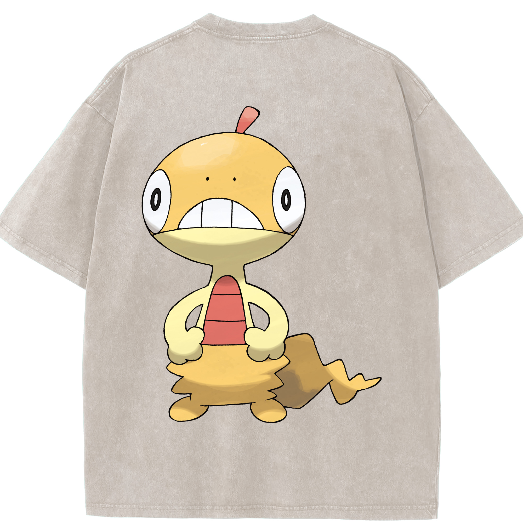 （画像用） ポケットモンスター Pokémon 綿100% ヴィンテージ風 半袖Tシャツ（背面プリント）