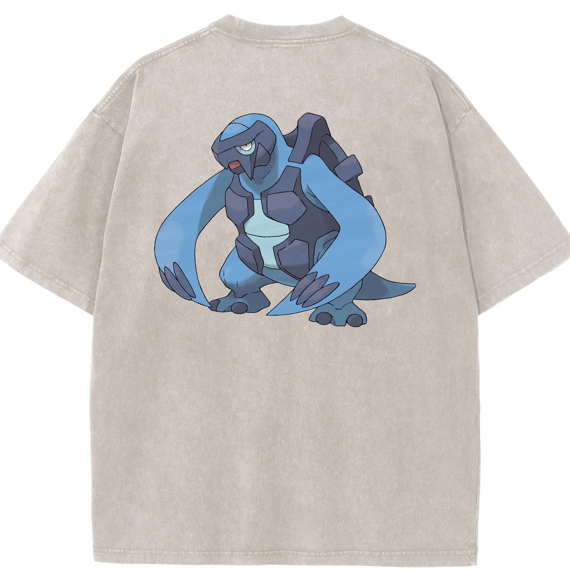 （画像用） ポケットモンスター Pokémon 綿100% ヴィンテージ風 半袖Tシャツ（背面プリント）