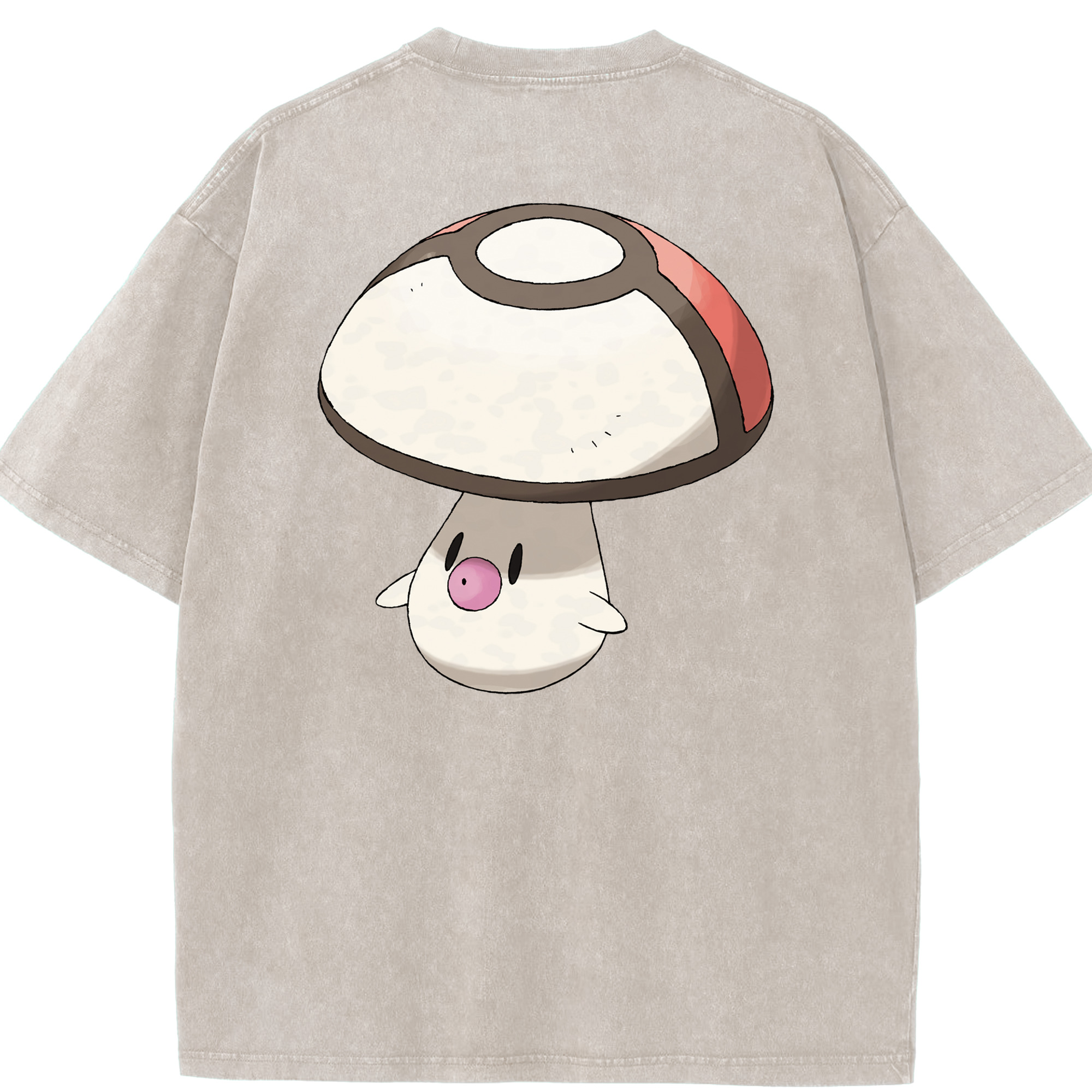 （画像用） ポケットモンスター Pokémon 綿100% ヴィンテージ風 半袖Tシャツ（背面プリント）