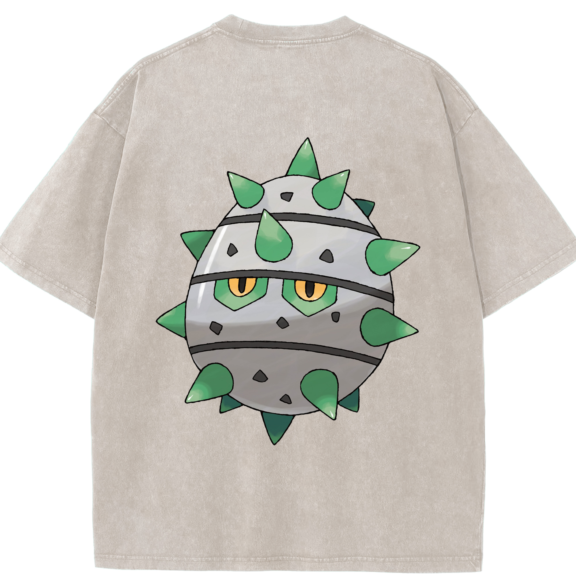 （画像用） ポケットモンスター Pokémon 綿100% ヴィンテージ風 半袖Tシャツ（背面プリント）