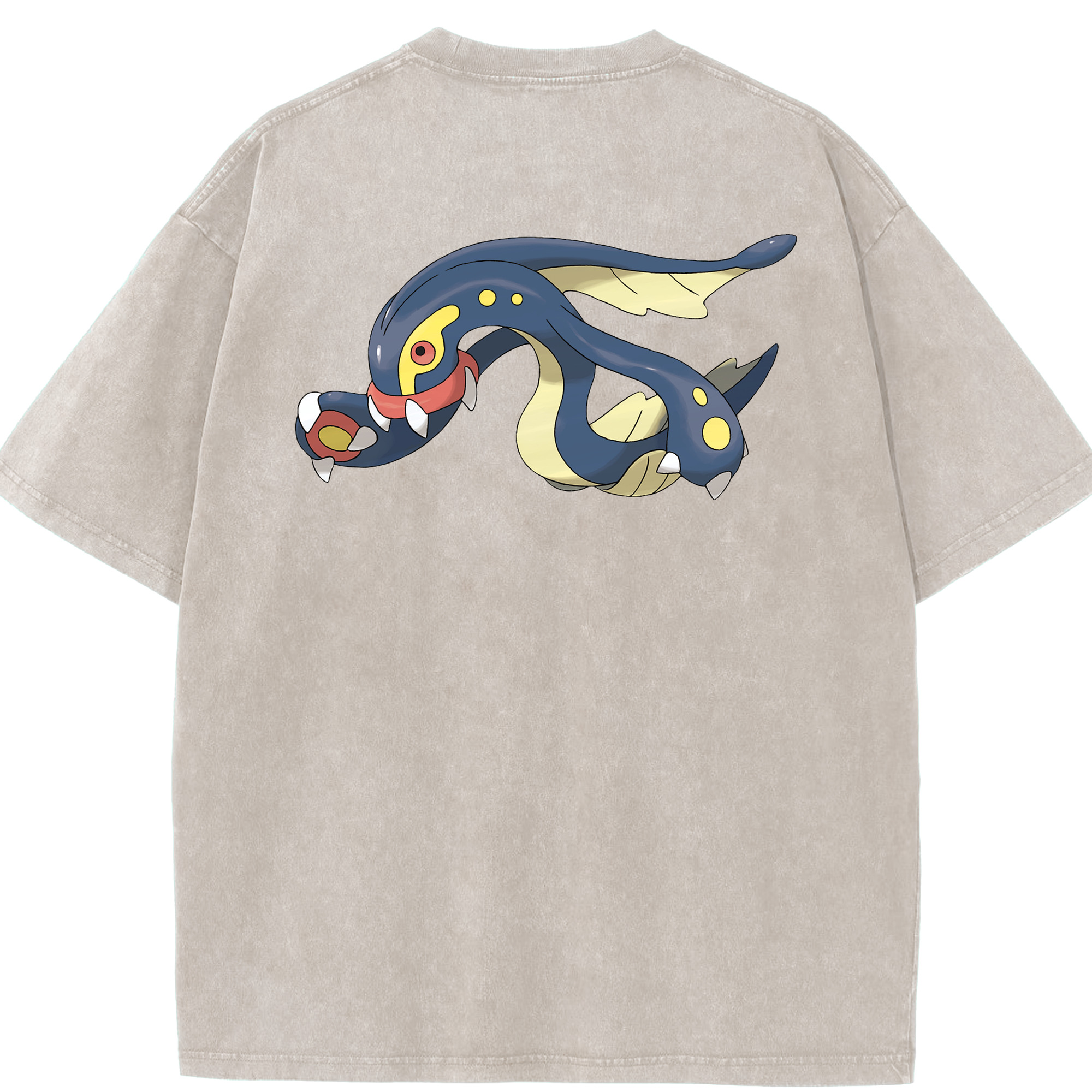 （画像用） ポケットモンスター Pokémon 綿100% ヴィンテージ風 半袖Tシャツ（背面プリント）