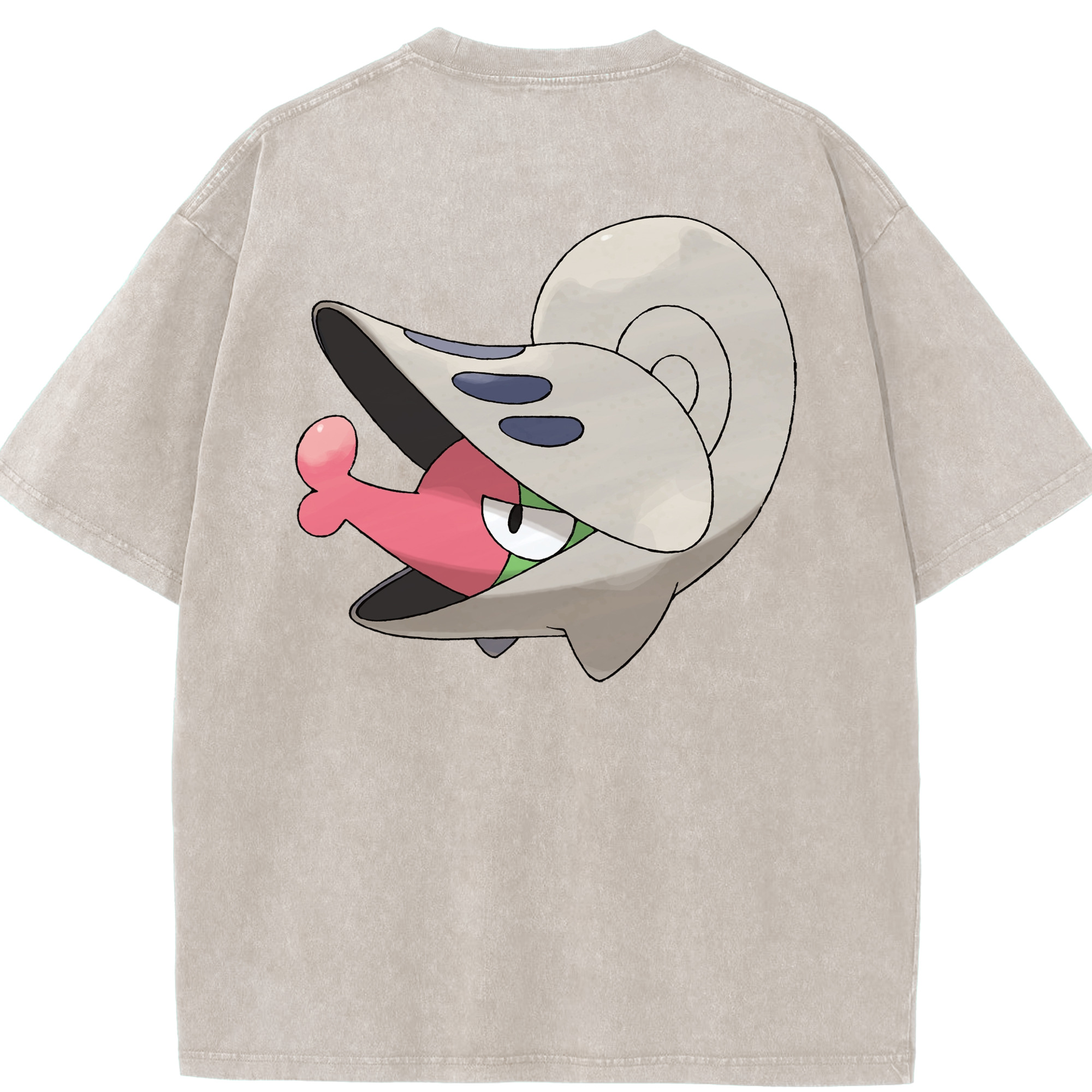 （画像用） ポケットモンスター Pokémon 綿100% ヴィンテージ風 半袖Tシャツ（背面プリント）