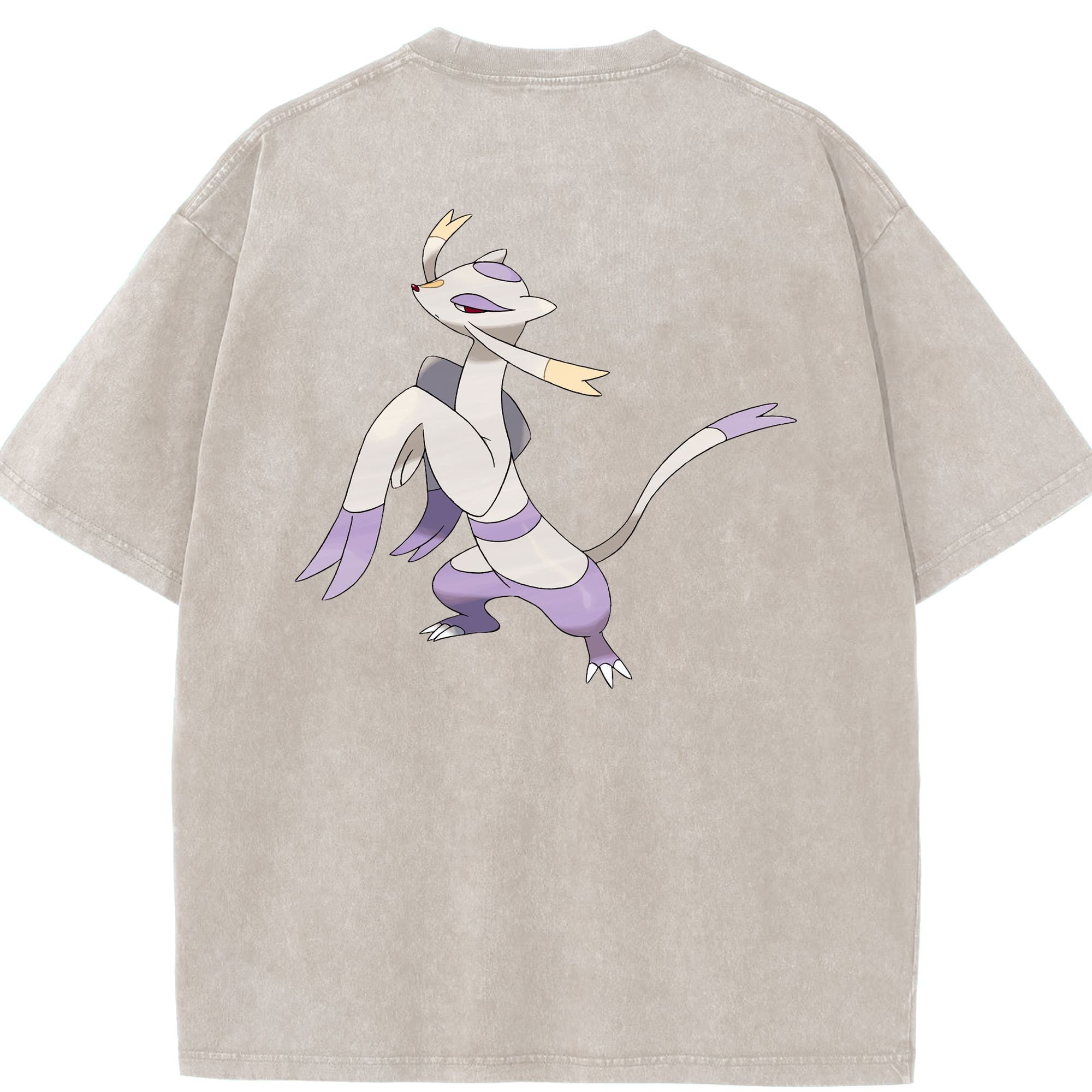 （画像用） ポケットモンスター Pokémon 綿100% ヴィンテージ風 半袖Tシャツ（背面プリント）