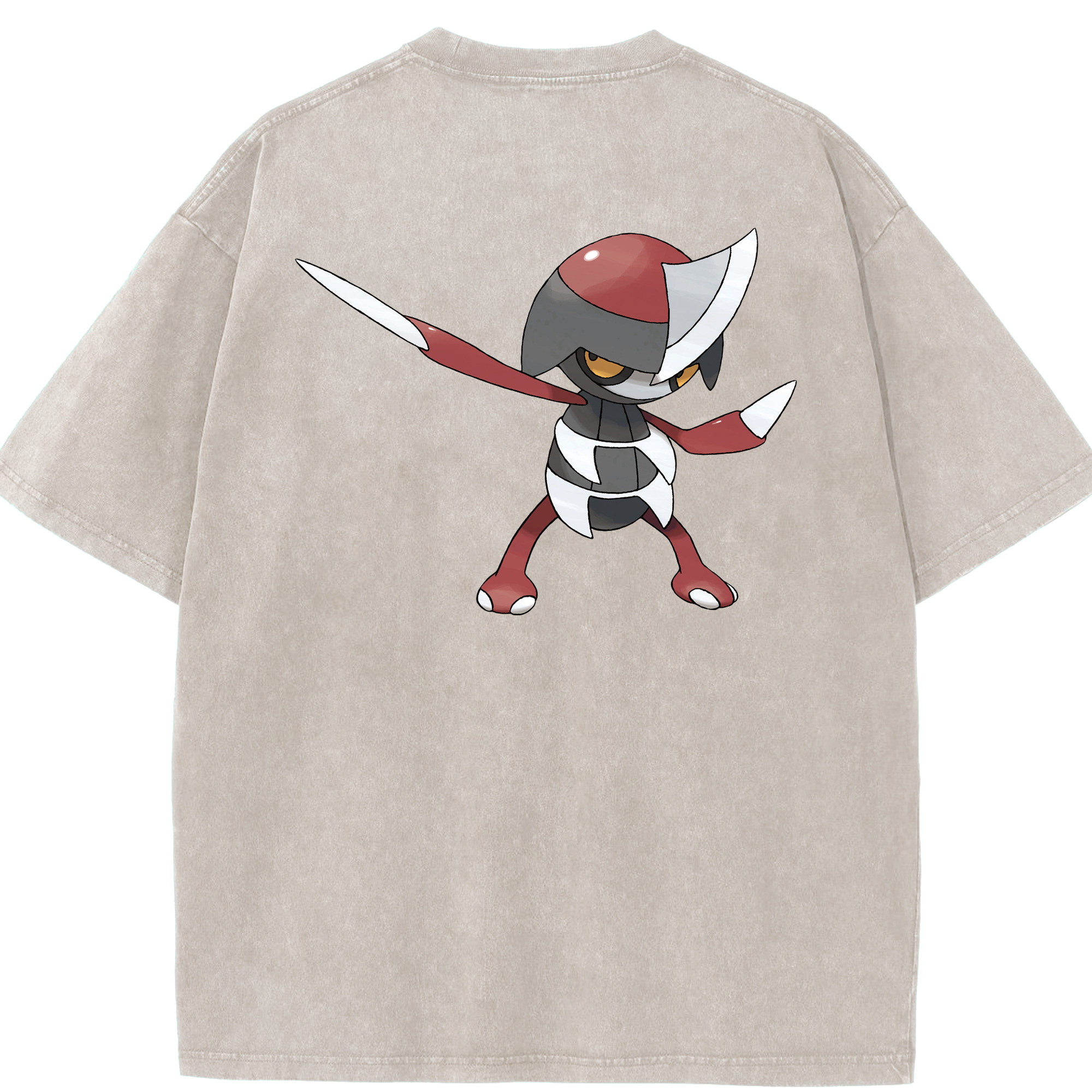 （画像用） ポケットモンスター Pokémon 綿100% ヴィンテージ風 半袖Tシャツ（背面プリント）