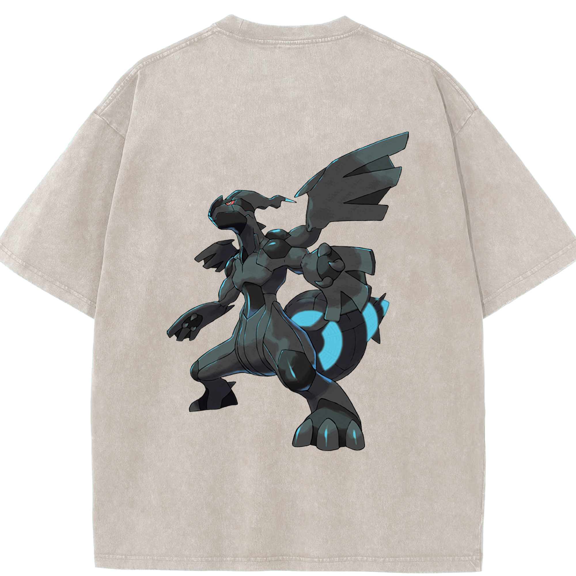 （画像用） ポケットモンスター Pokémon 綿100% ヴィンテージ風 半袖Tシャツ（背面プリント）