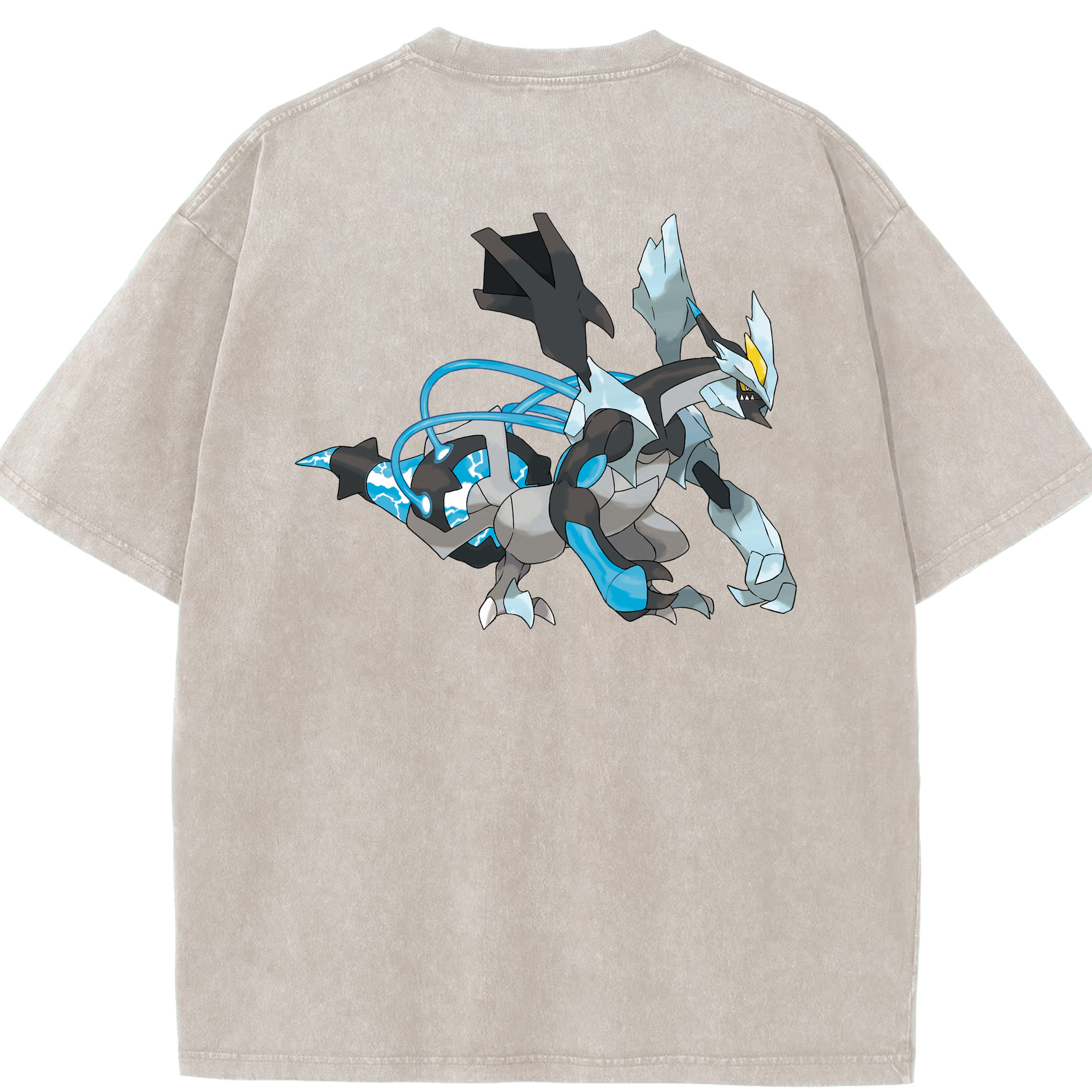 （画像用） ポケットモンスター Pokémon 綿100% ヴィンテージ風 半袖Tシャツ（背面プリント）