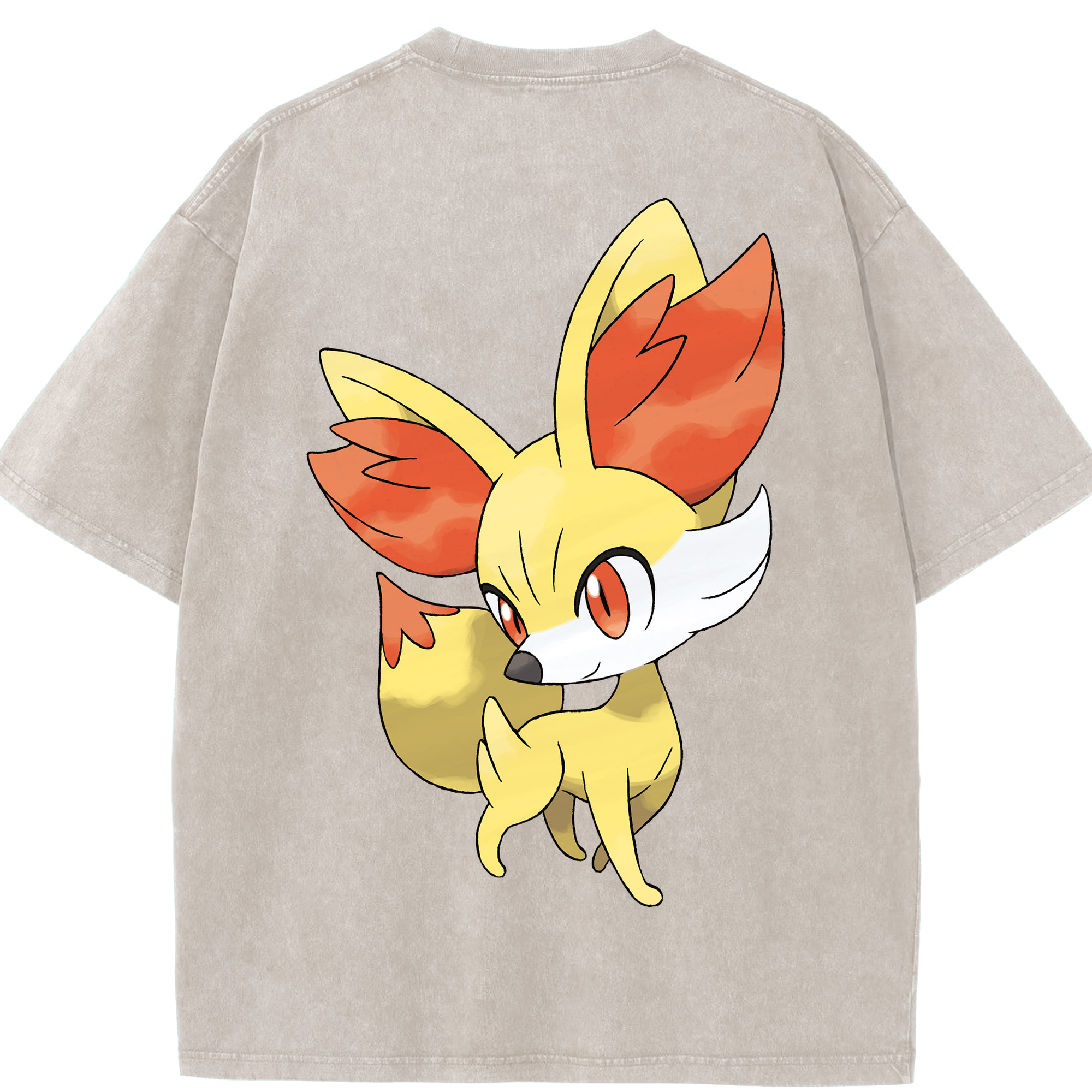 （画像用） ポケットモンスター Pokémon 綿100% ヴィンテージ風 半袖Tシャツ（背面プリント）