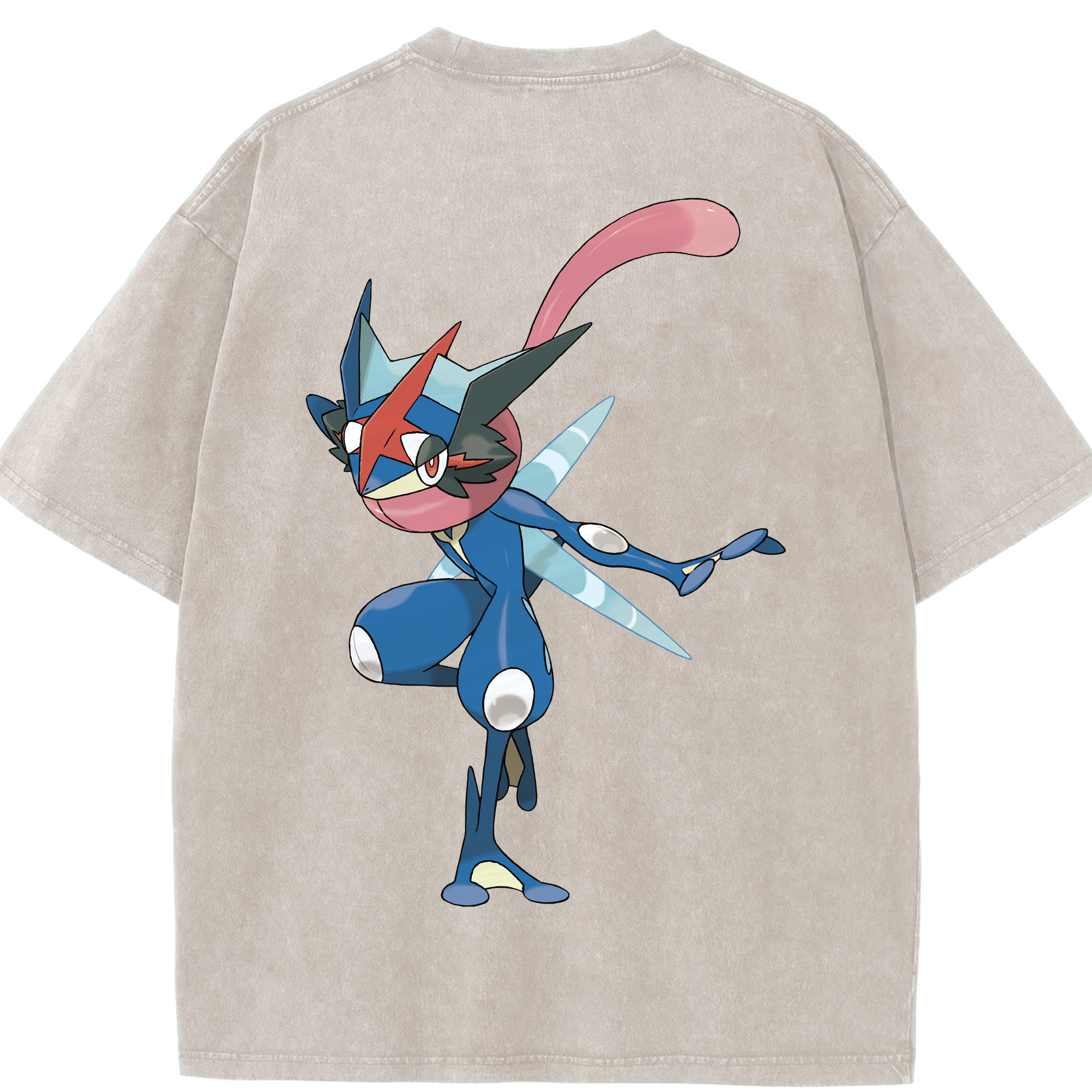 （画像用） ポケットモンスター Pokémon 綿100% ヴィンテージ風 半袖Tシャツ（背面プリント）