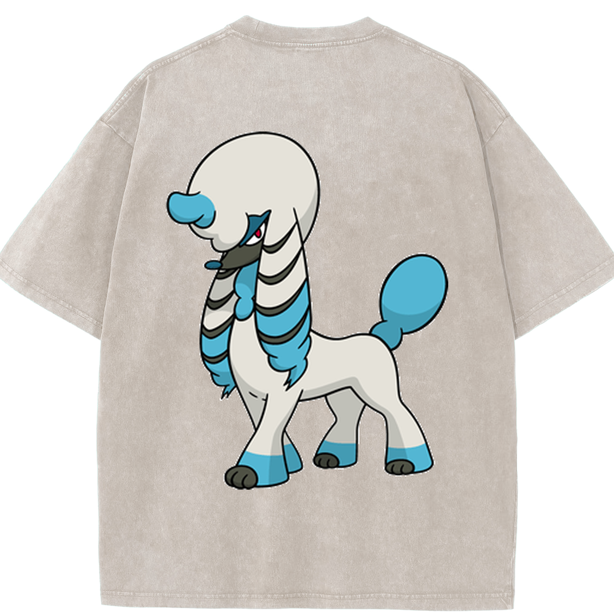 （画像用） ポケットモンスター Pokémon 綿100% ヴィンテージ風 半袖Tシャツ（背面プリント）